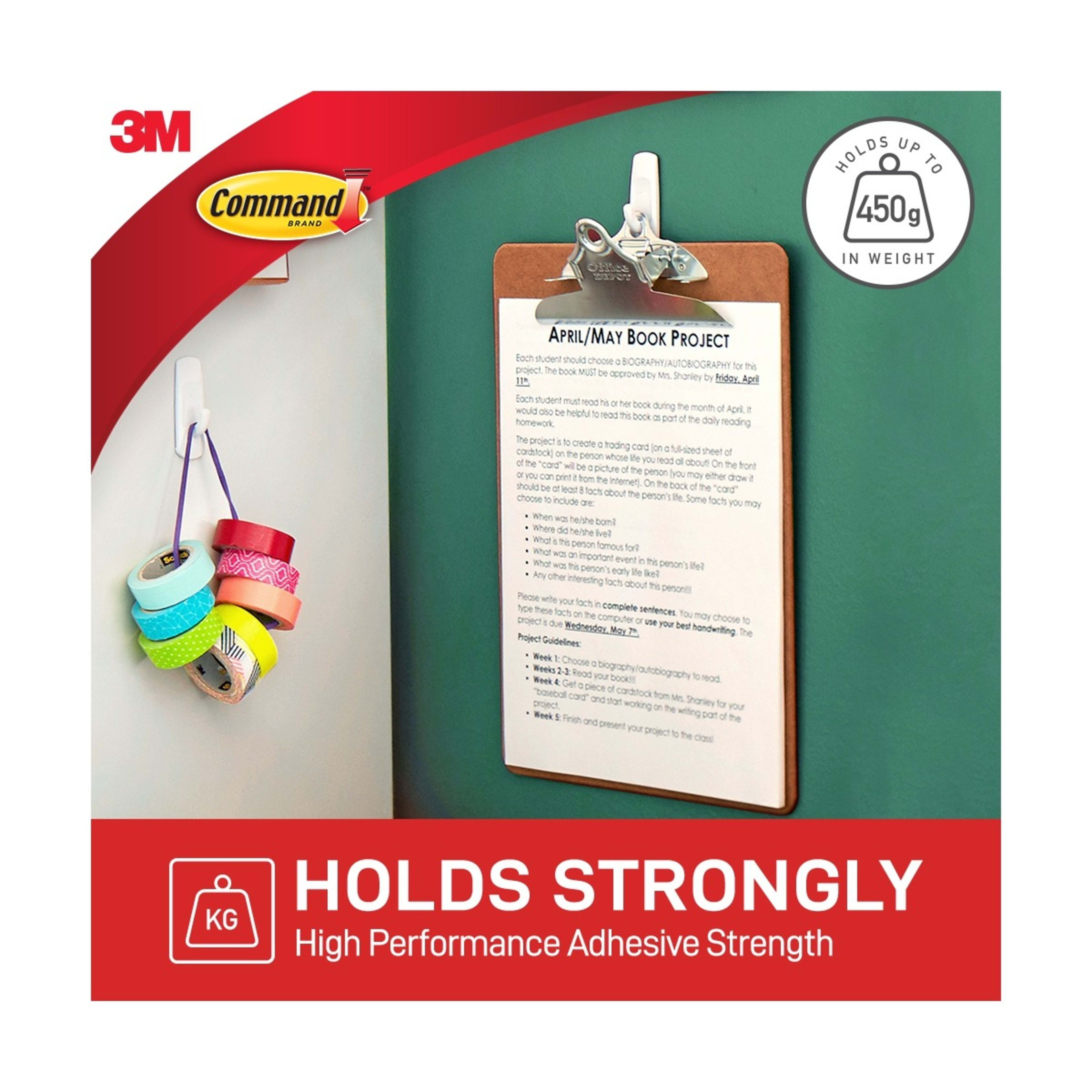 6 Pack Command Mounting Hooks Small Kmart