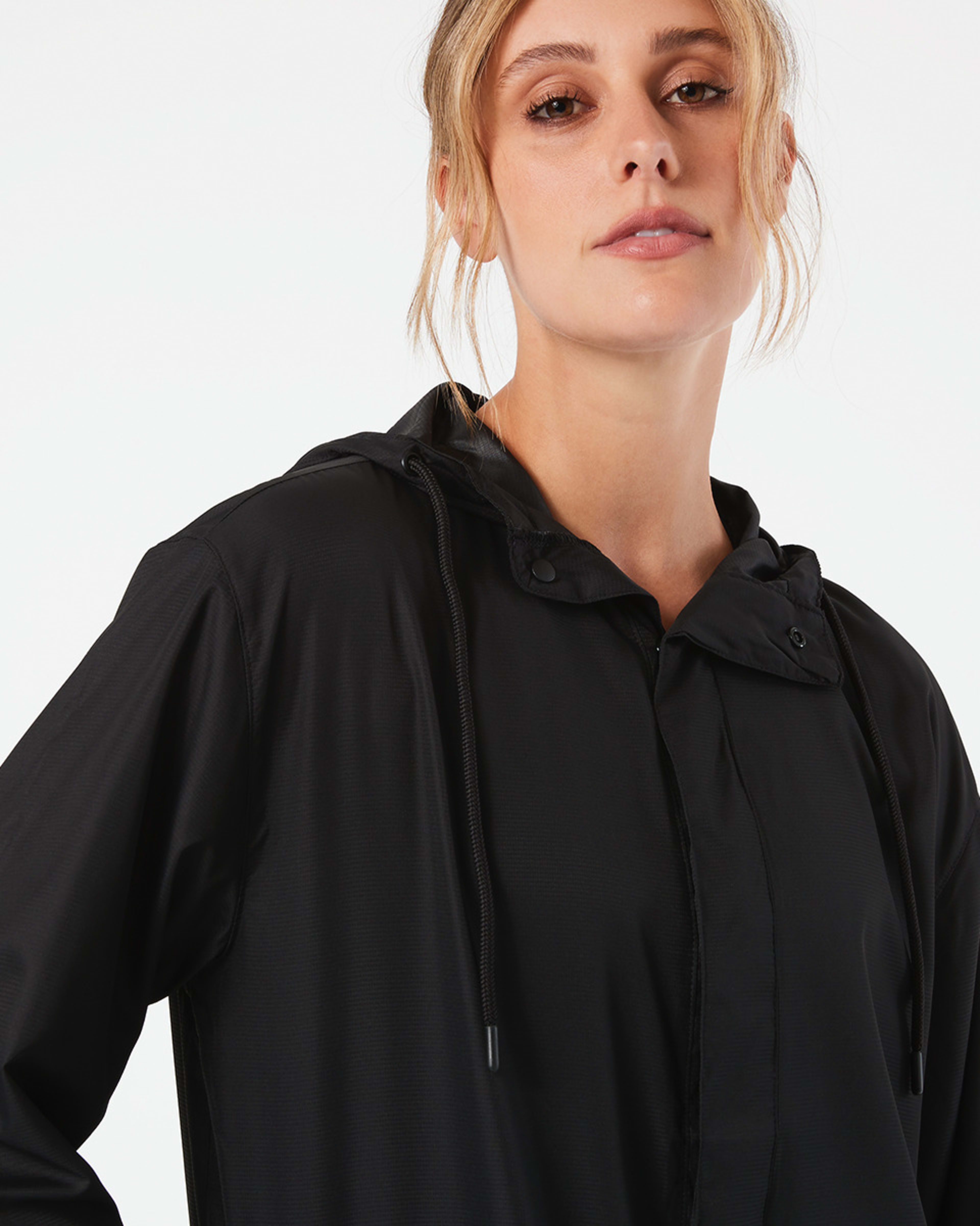 6 Active Unisex Packable Raincoat BLACK, 6 of 10