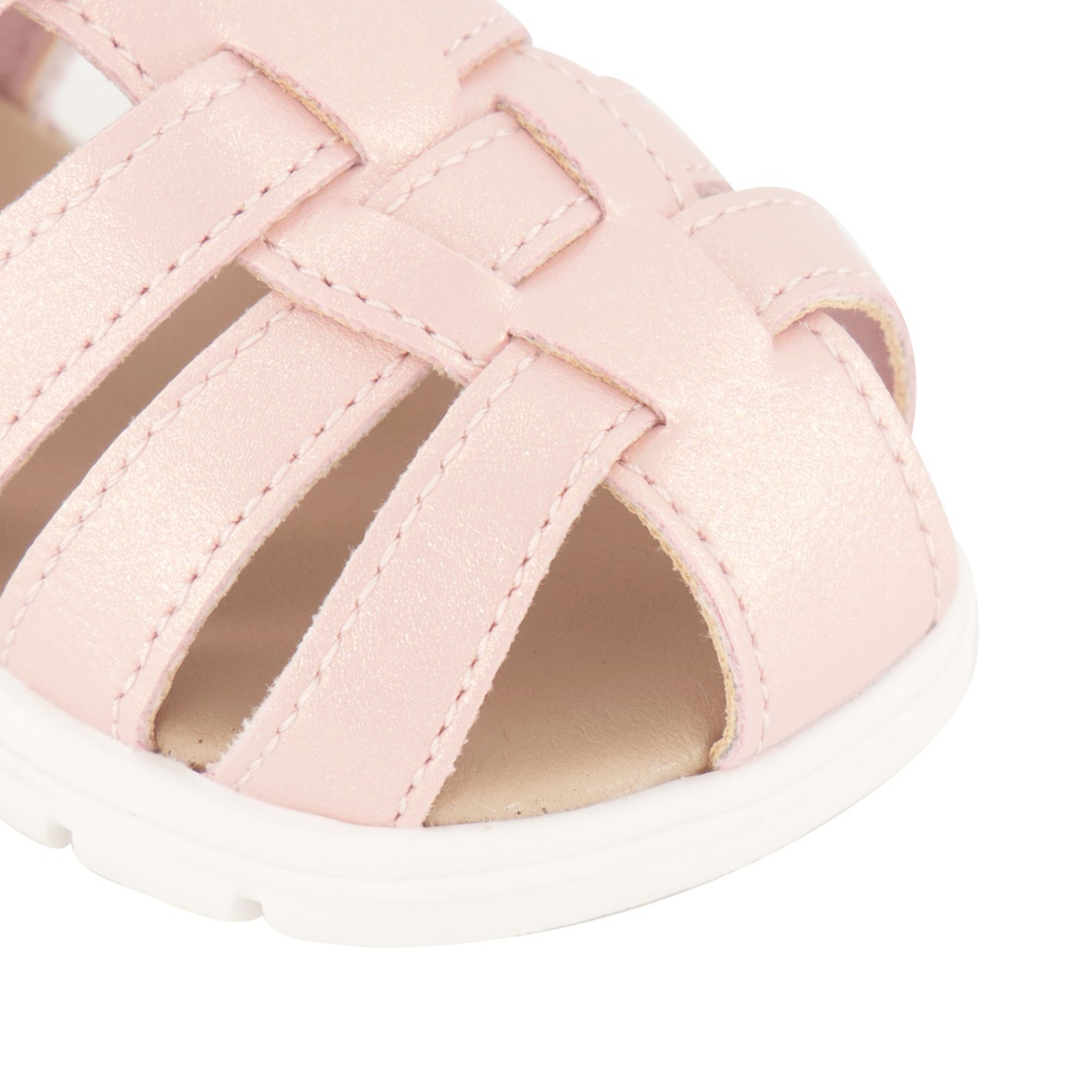 4 Baby Sandals Pearlised Pink, 4 of 4