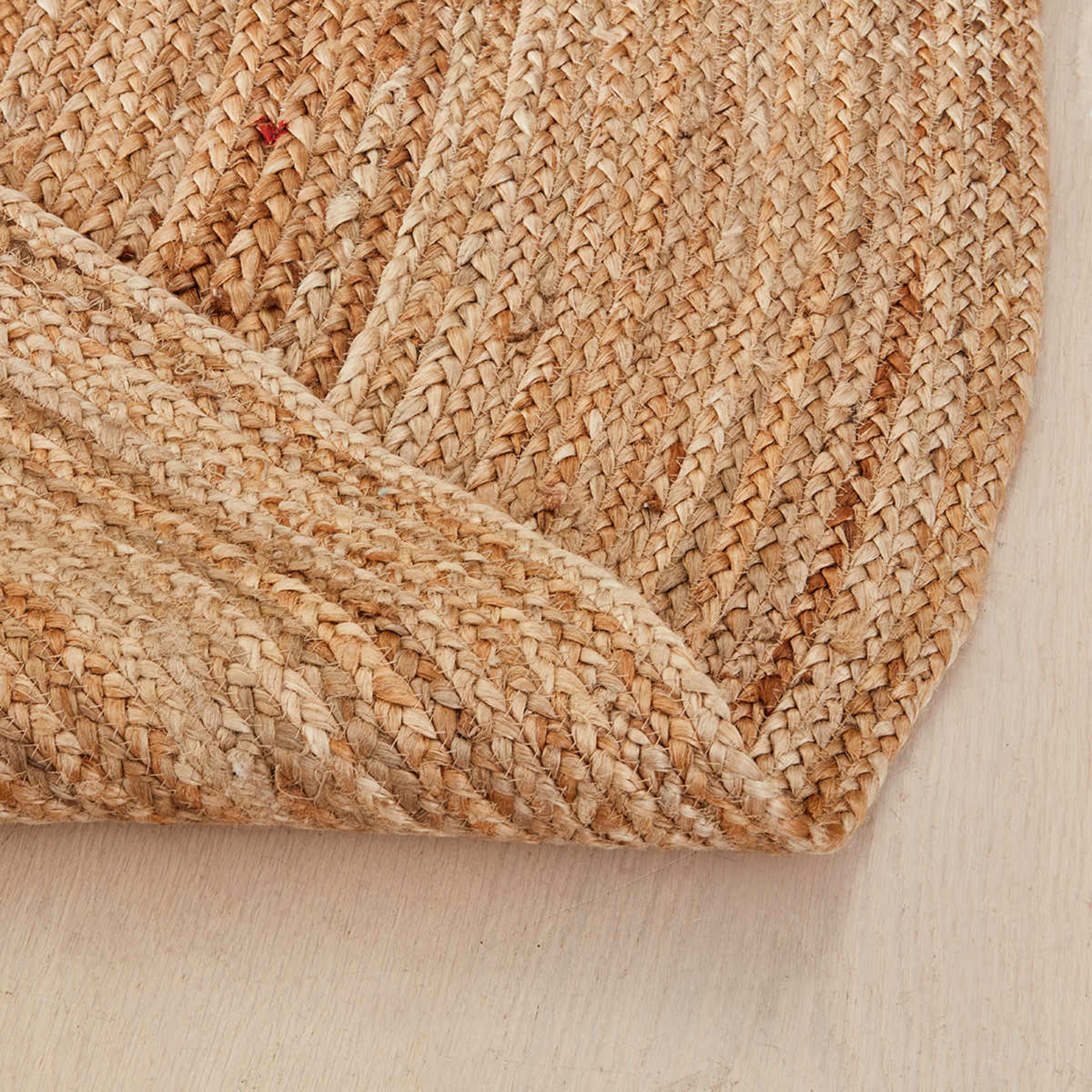 3 Jute Rug - Natural, Round - 180cm, 3 of 9
