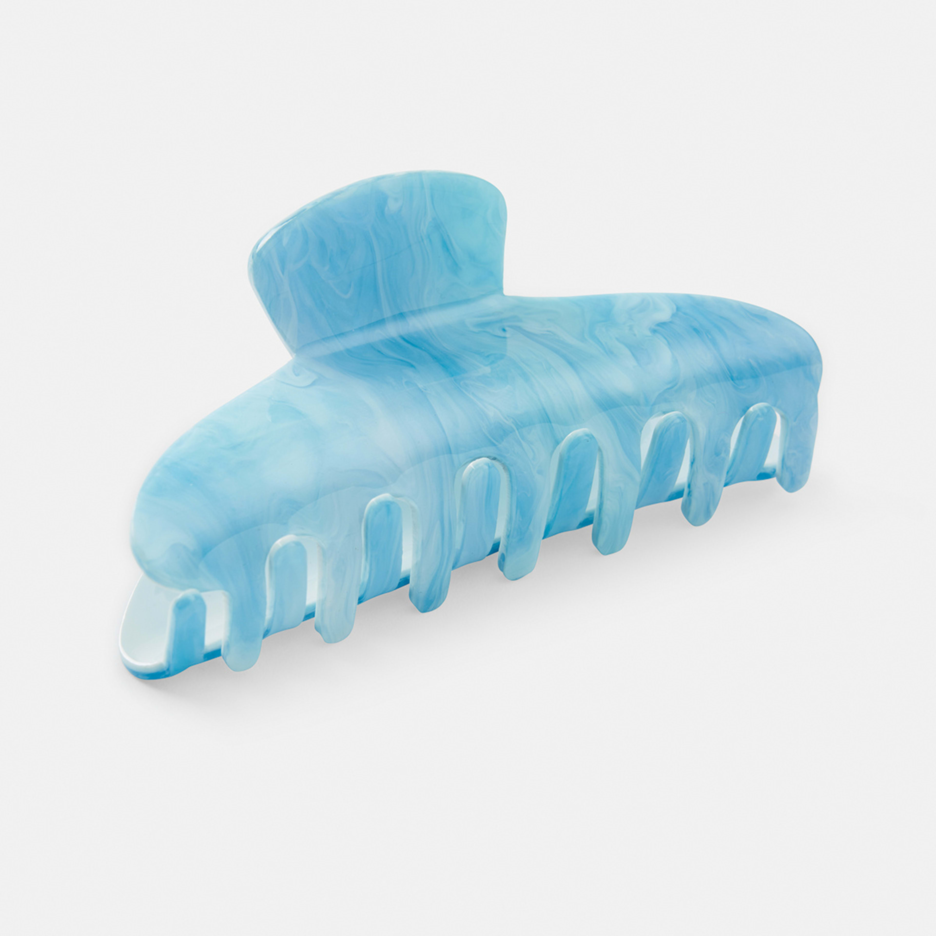 2 Blue Half Moon Claw Hair Clip, 2 of 4