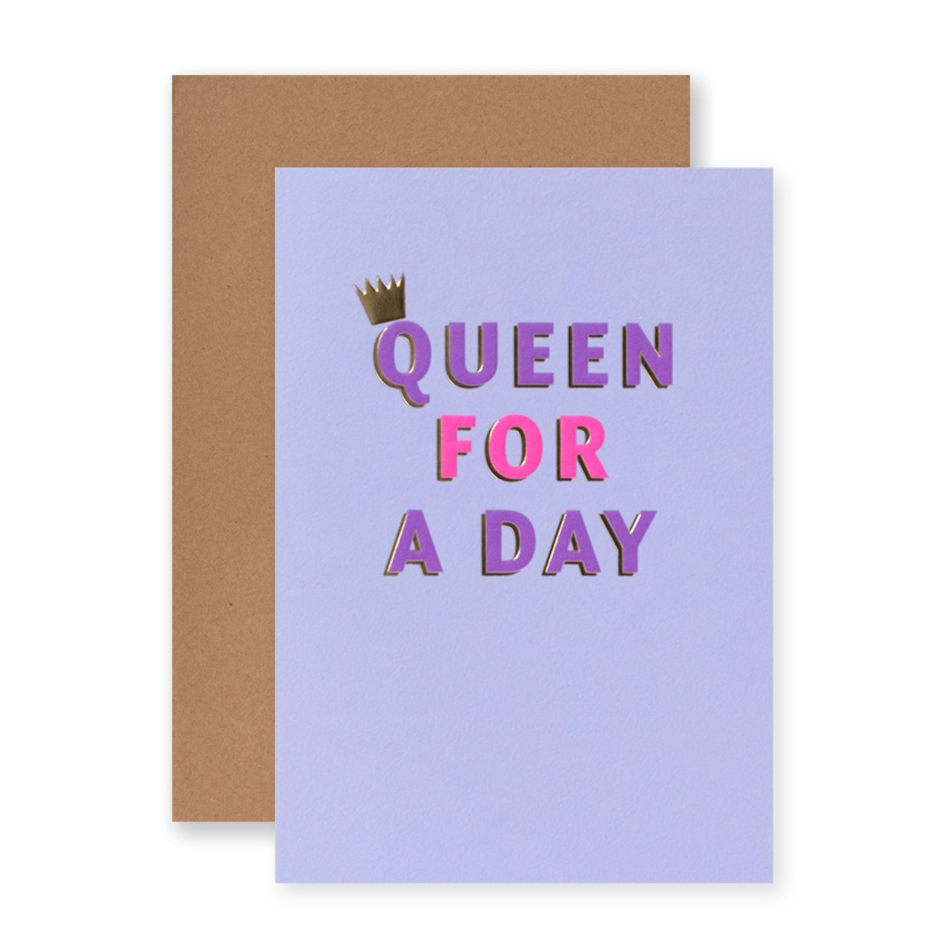 1 Hallmark Card - Queen For a Day