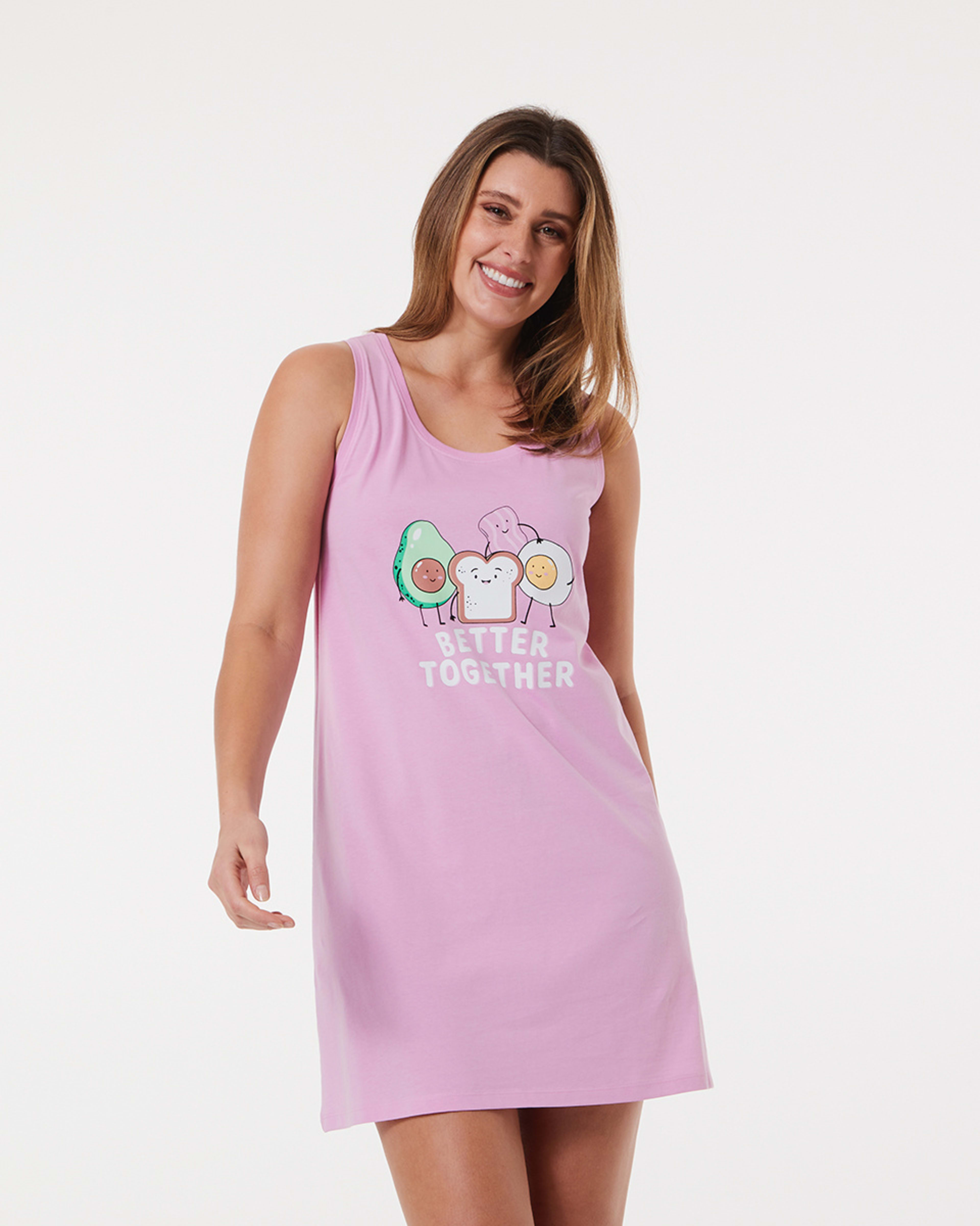 Sleeveless Printed Nightie Kmart