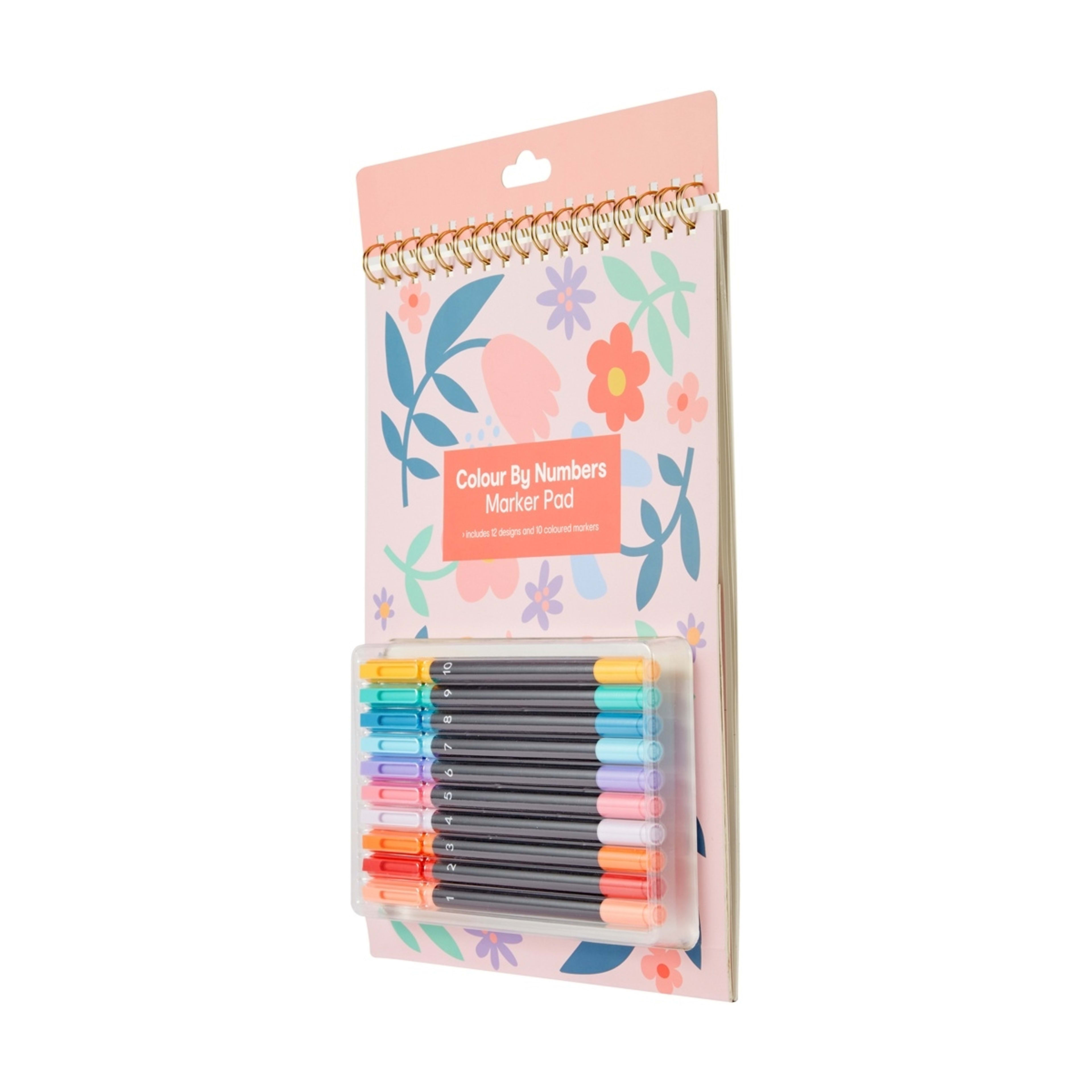 2 Colour by Numbers Marker Pad, 2 of 4