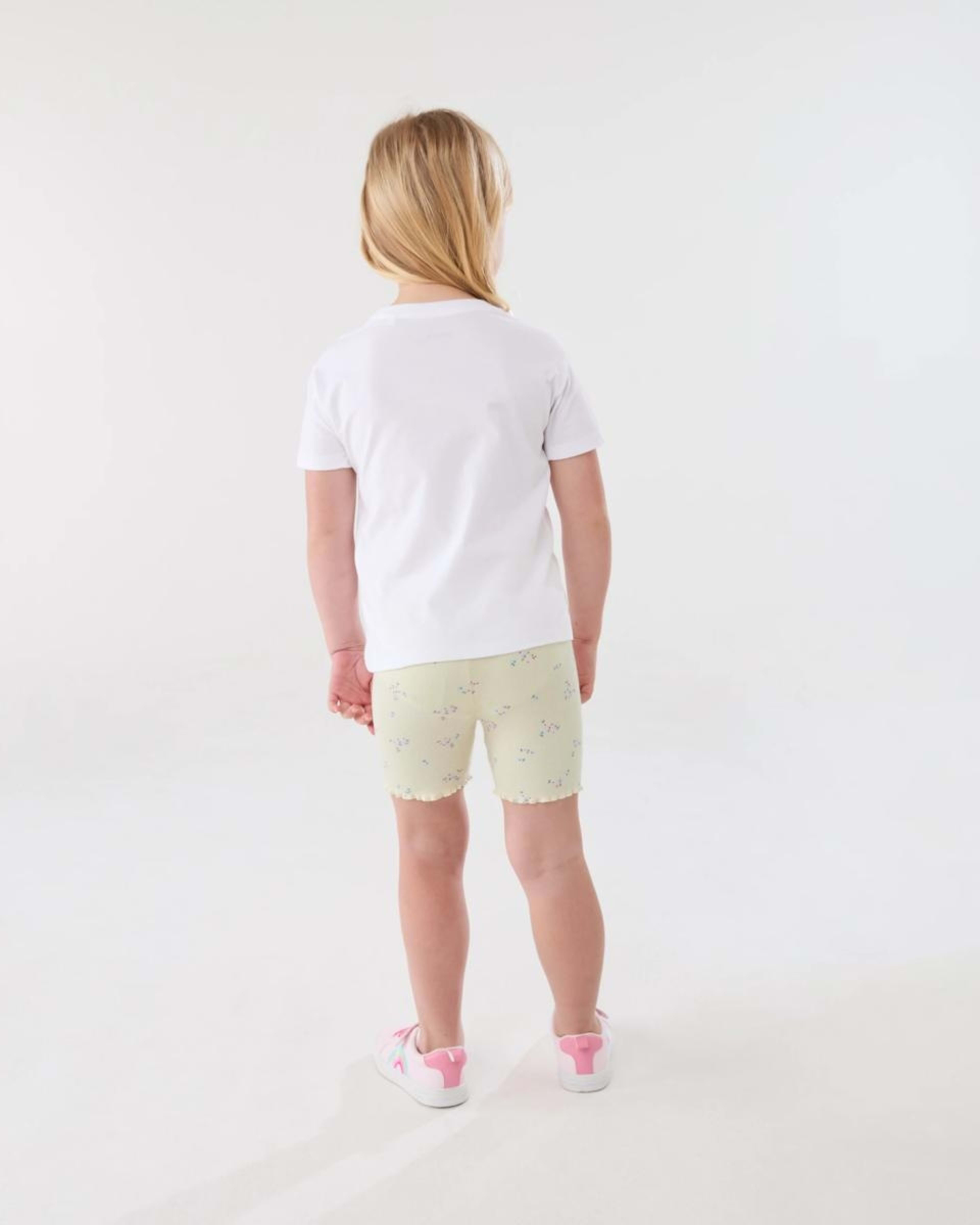 5 Printed Rib Bike Shorts BLUSH BLOOMS FLORALS SORBET, 5 of 5