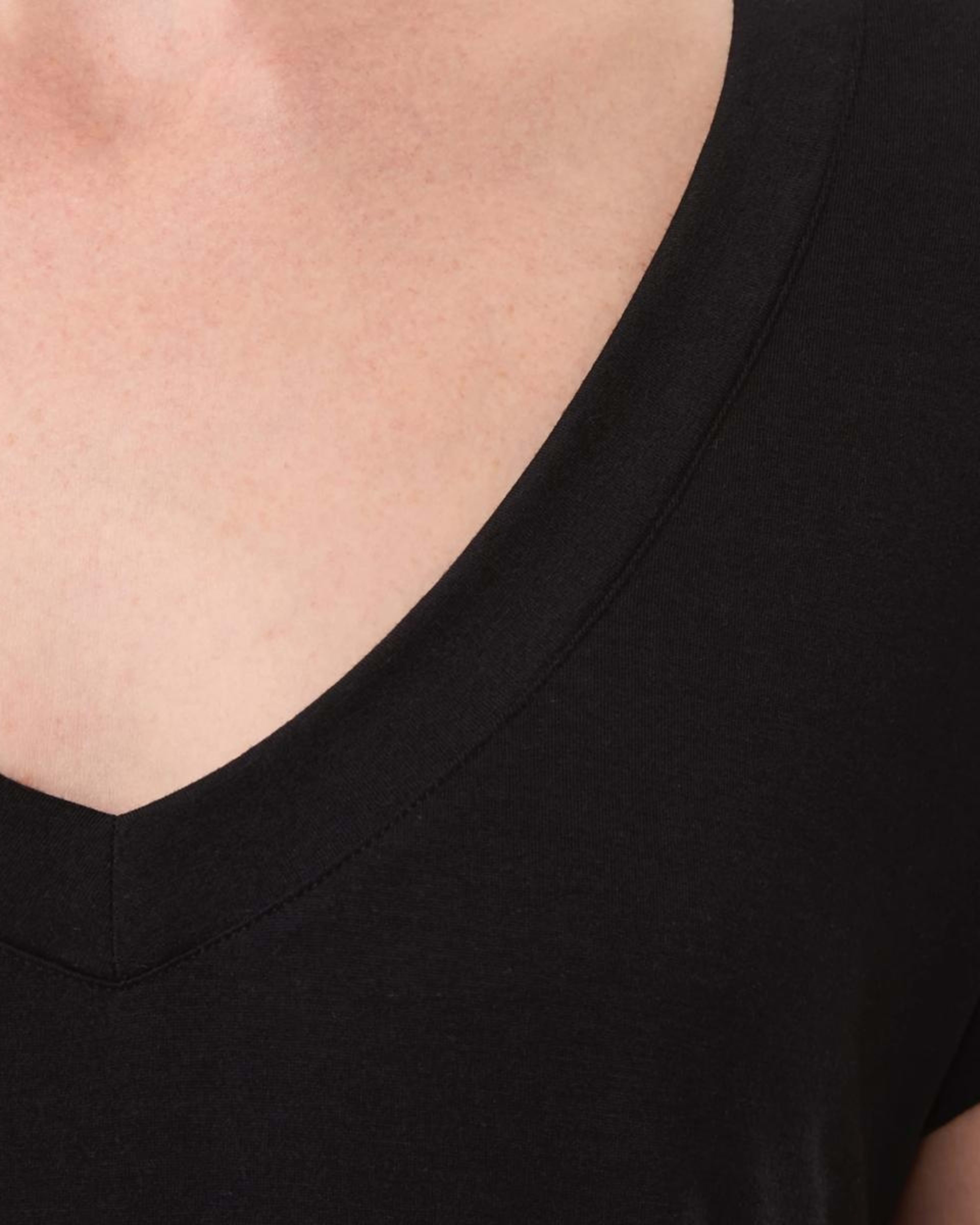 5 Short Sleeve Comfort Nightie BLACK, 5 of 5
