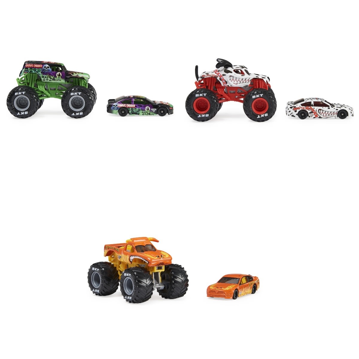 Monster Jam 1:64 Scale Truck and Race Car Set - Assorted - Kmart