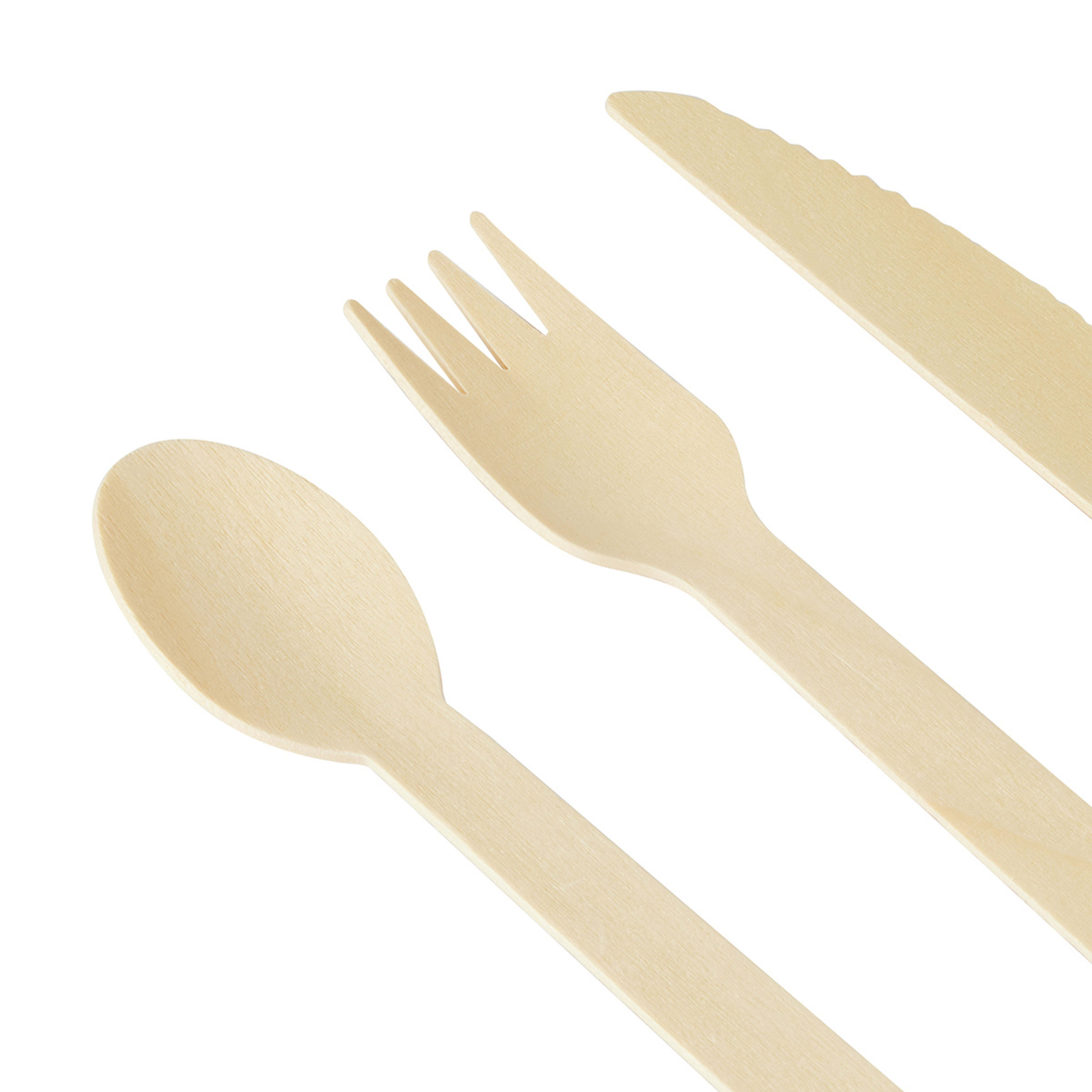 18 Piece Wooden Cutlery Set Kmart