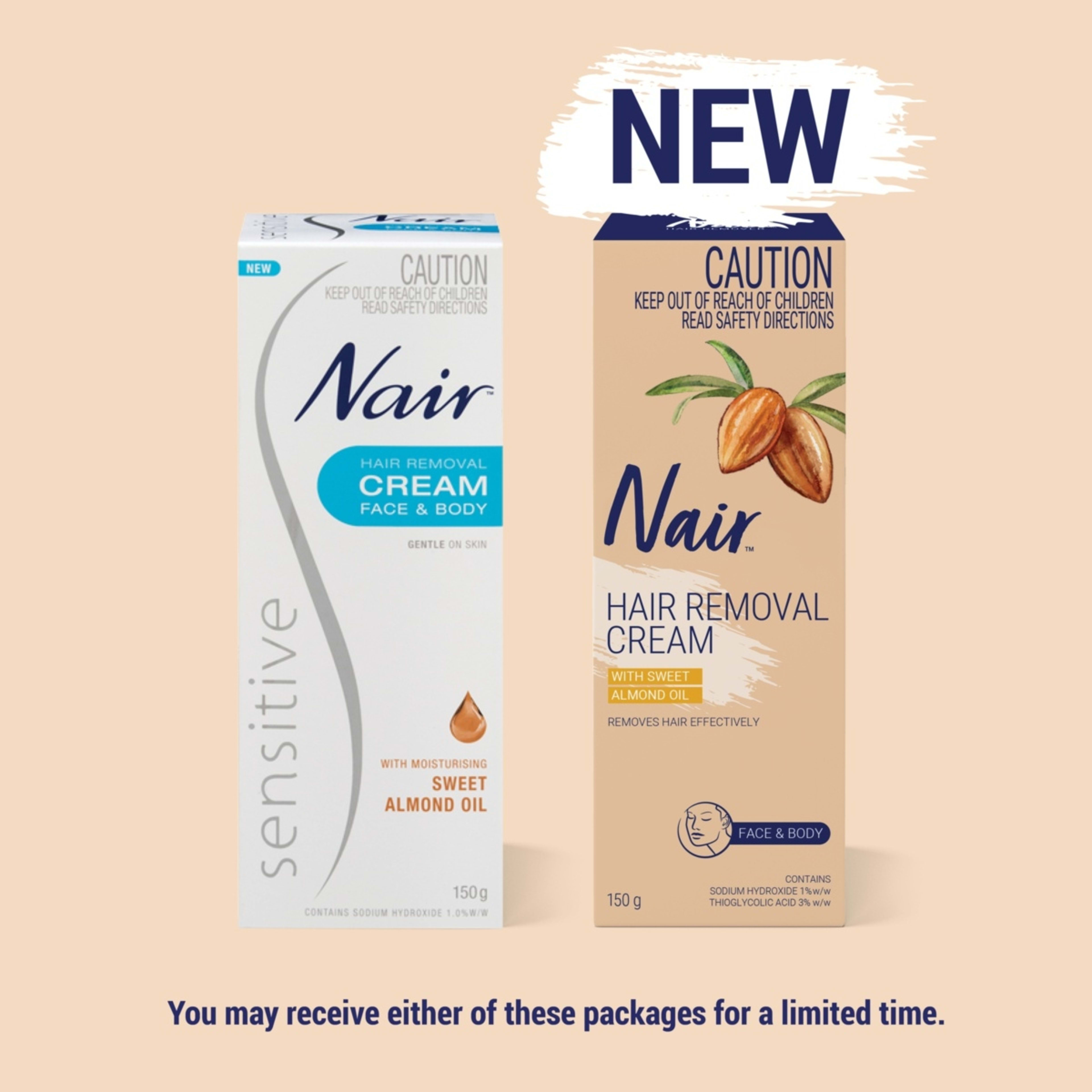 Nair Hair Removal Face & Body Cream - Kmart
