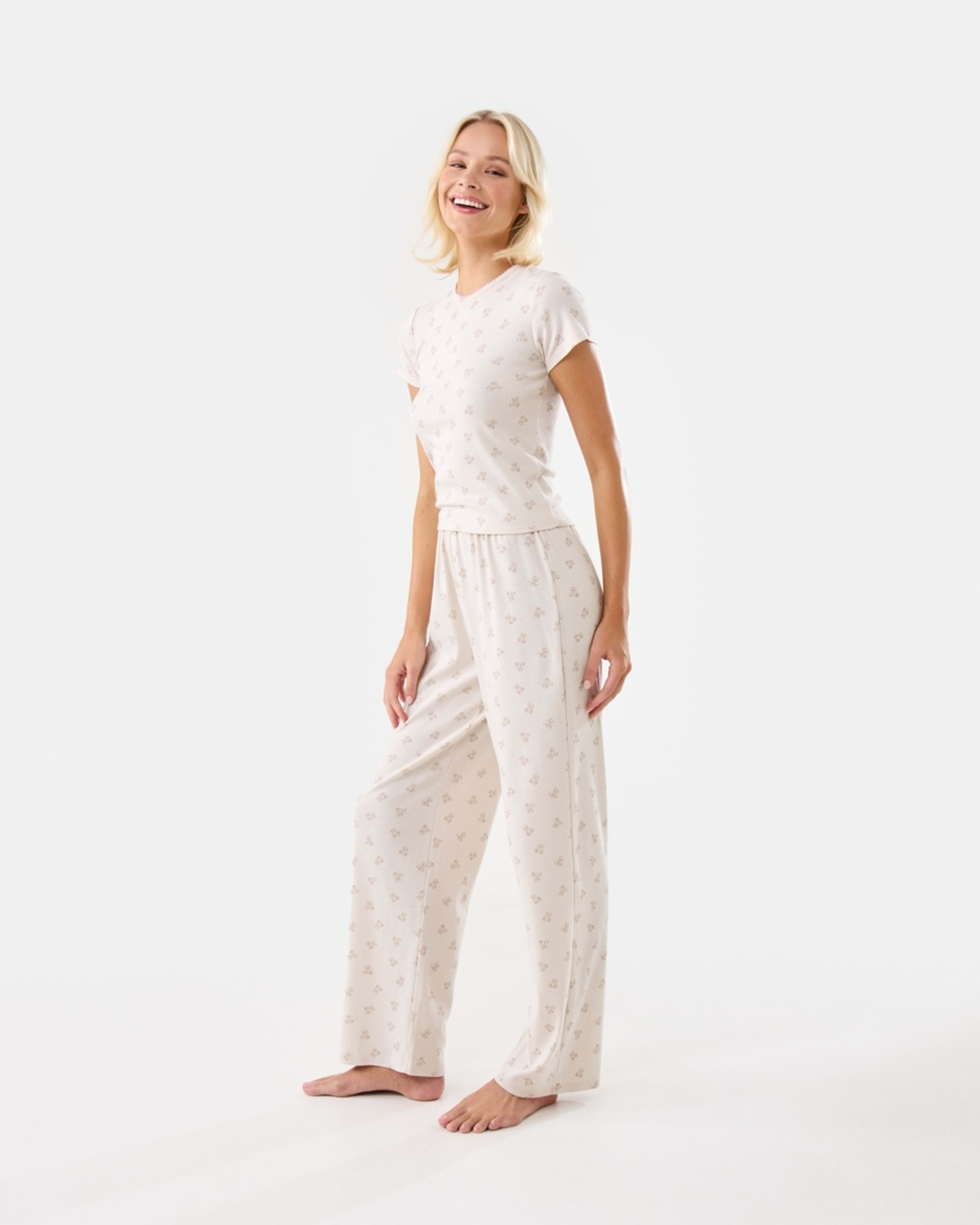 3 Pointelle Pants Tdy Bear L, 3 of 6