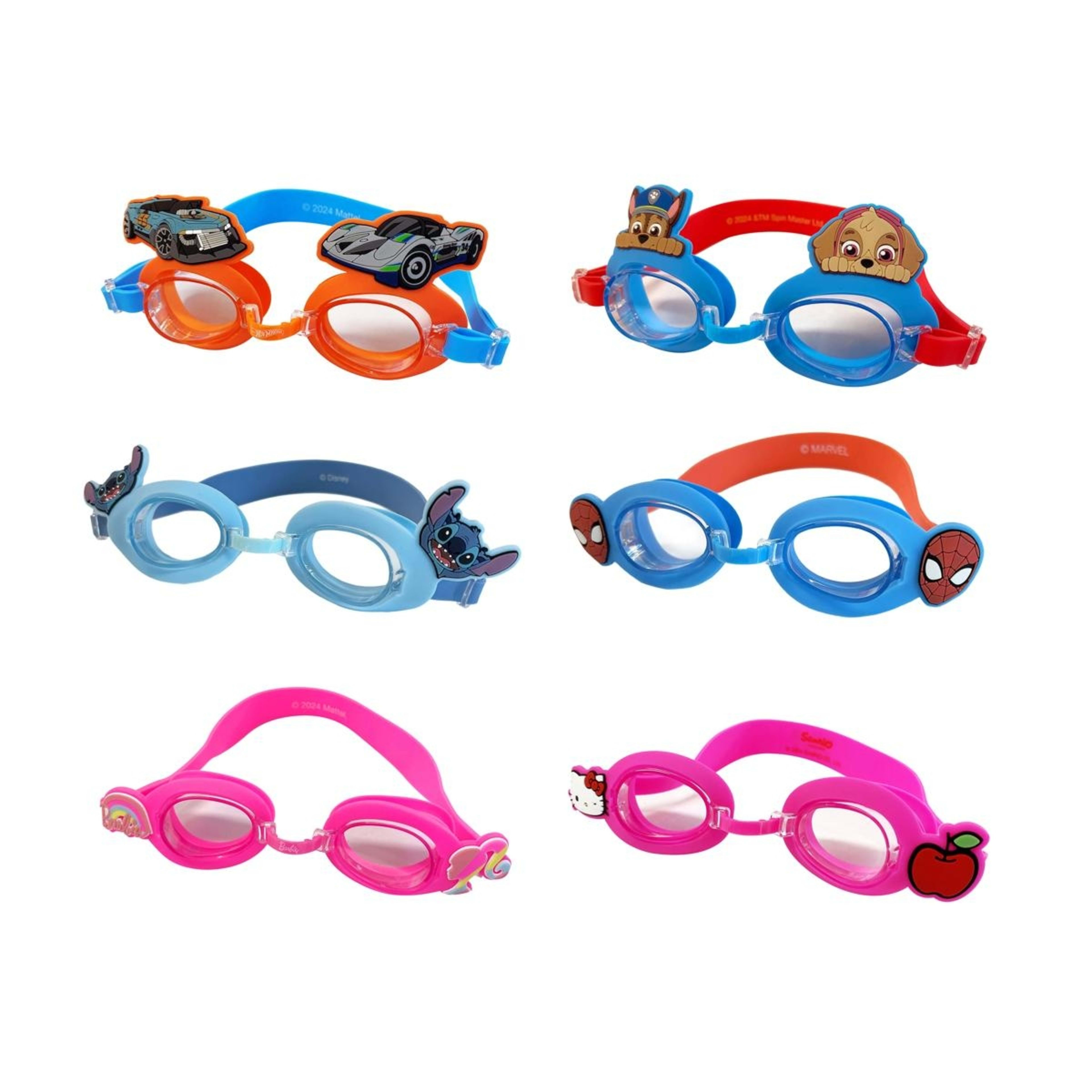 1 Kids License Swim Goggles - Assorted, 1 of 7