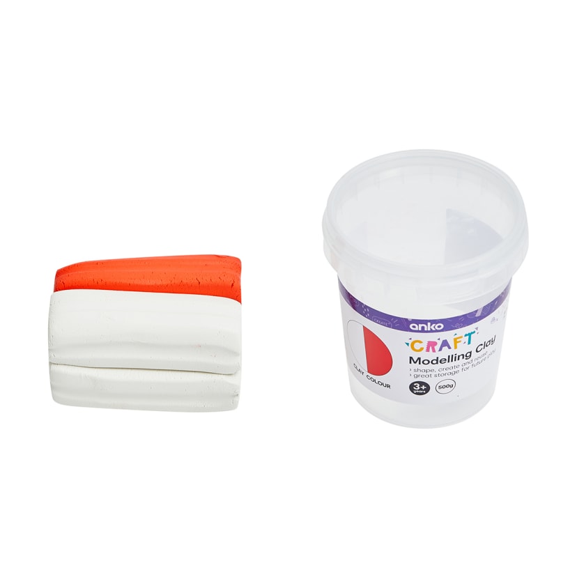 Modelling Clay White and Red Kmart