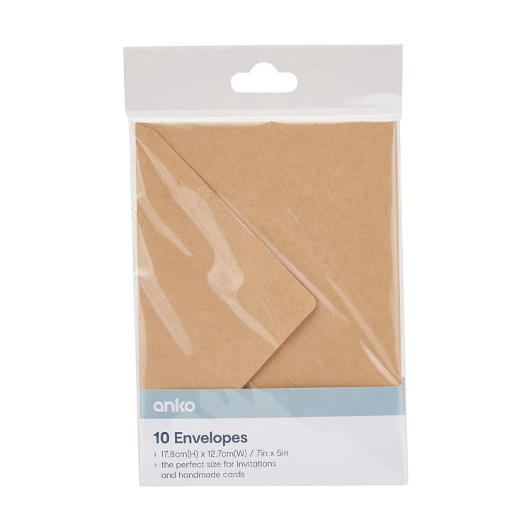 10 Pack Envelope Kmart