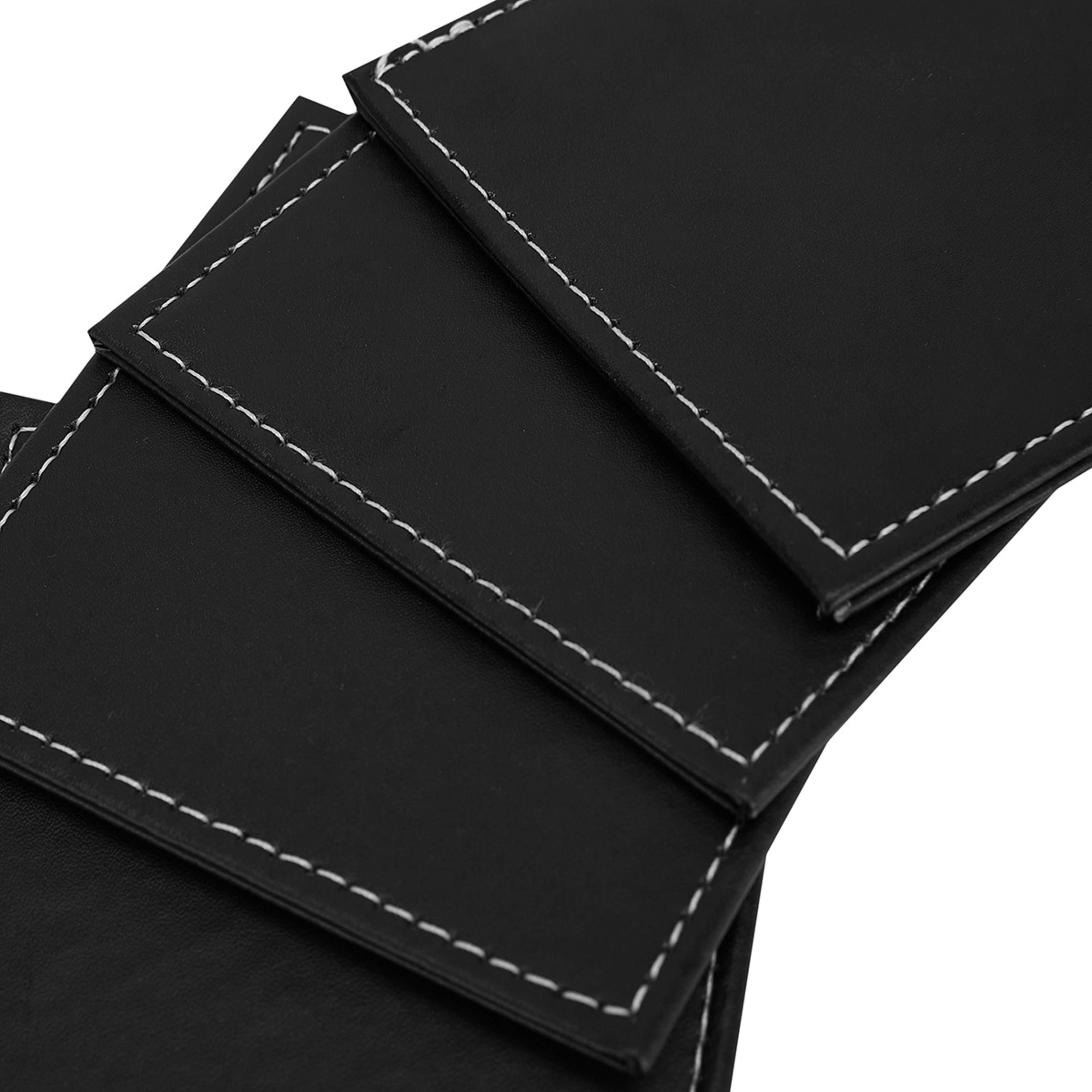 Set of 4 Black Coasters Kmart