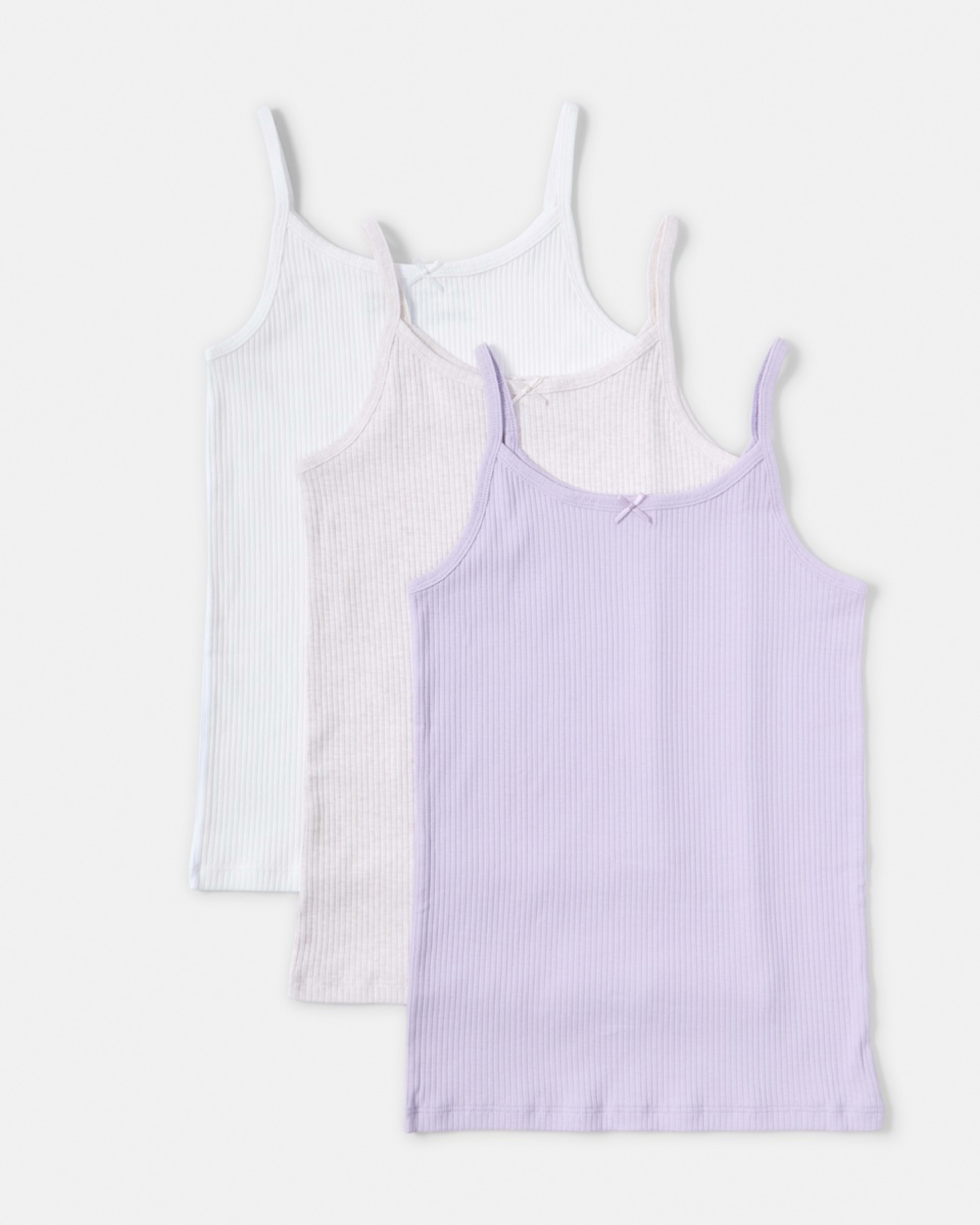 1 3 Pack Super Soft Singlets Purple