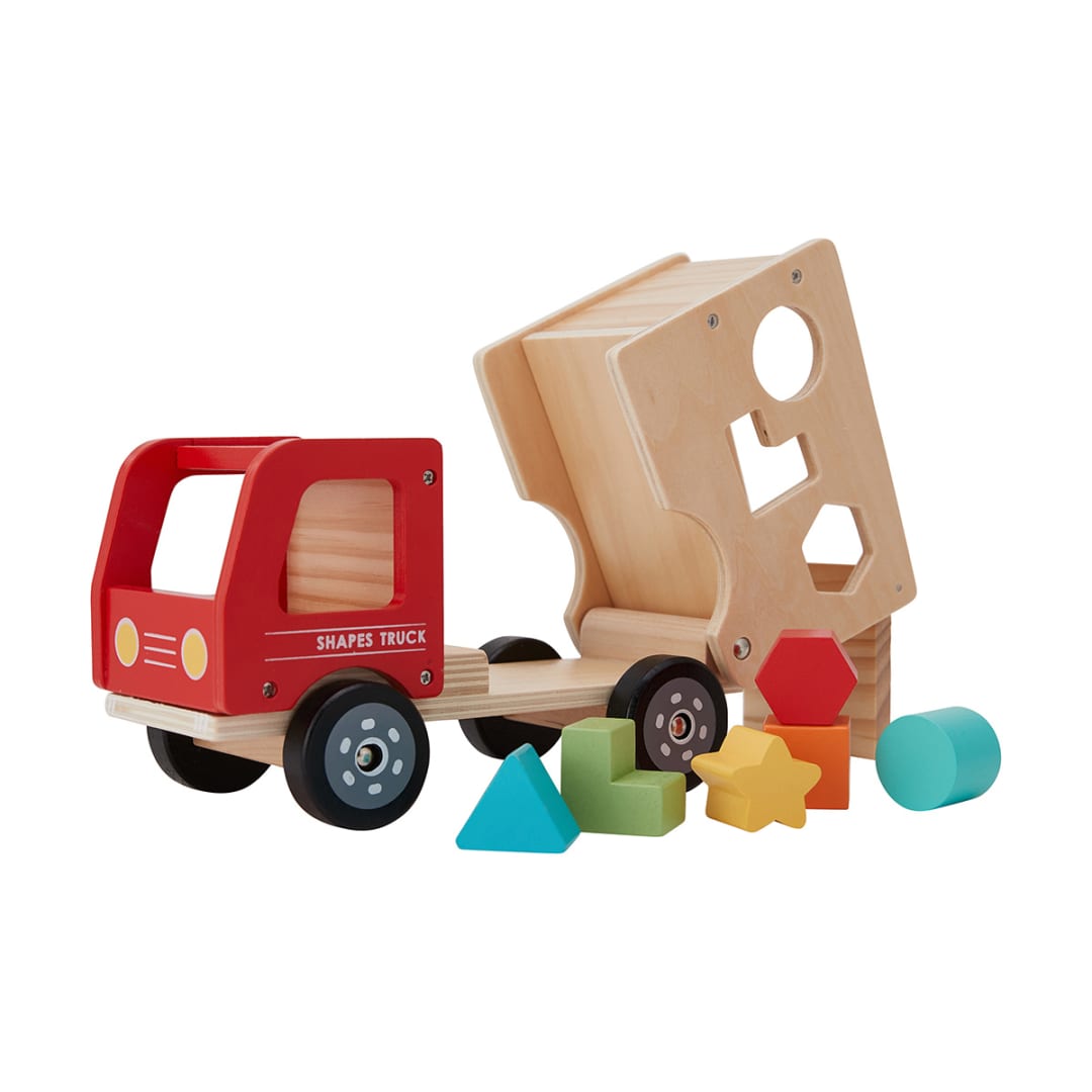 Dump Truck Shape Sorter Vehicle Kmart