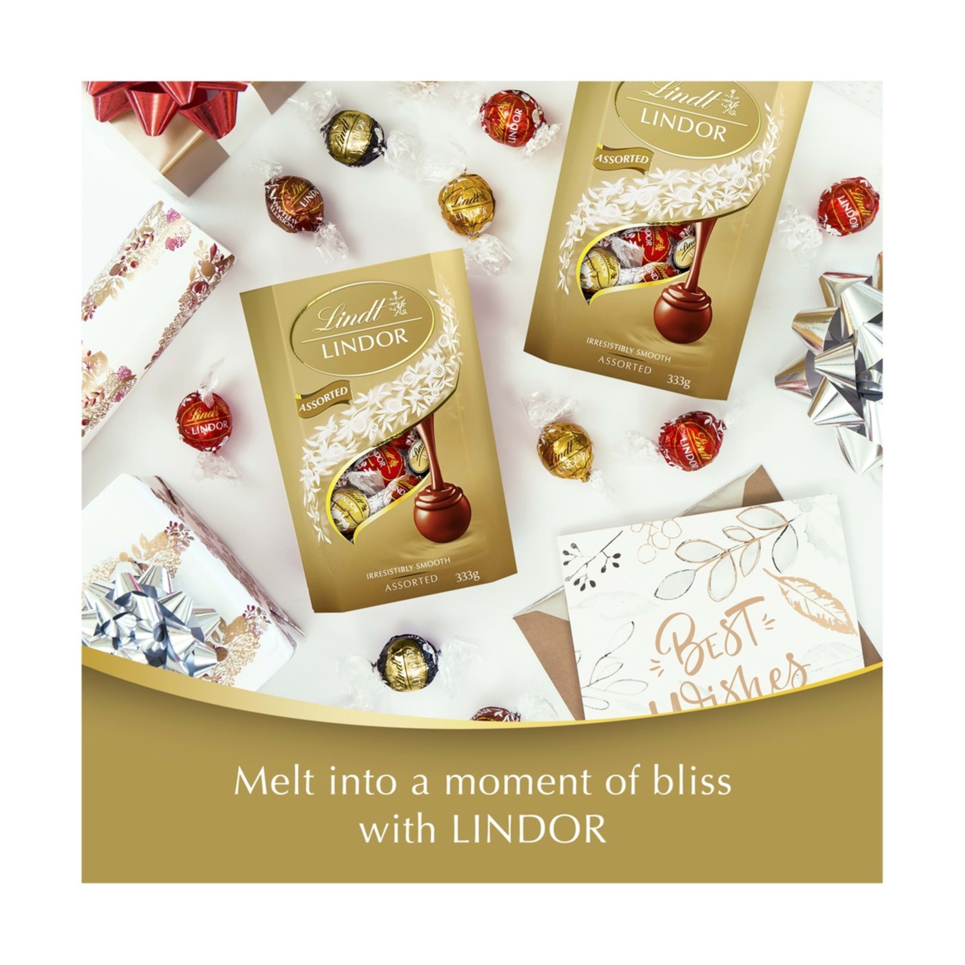 7 Lindt LINDOR Assorted Chocolate Cornet 333g, 7 of 7