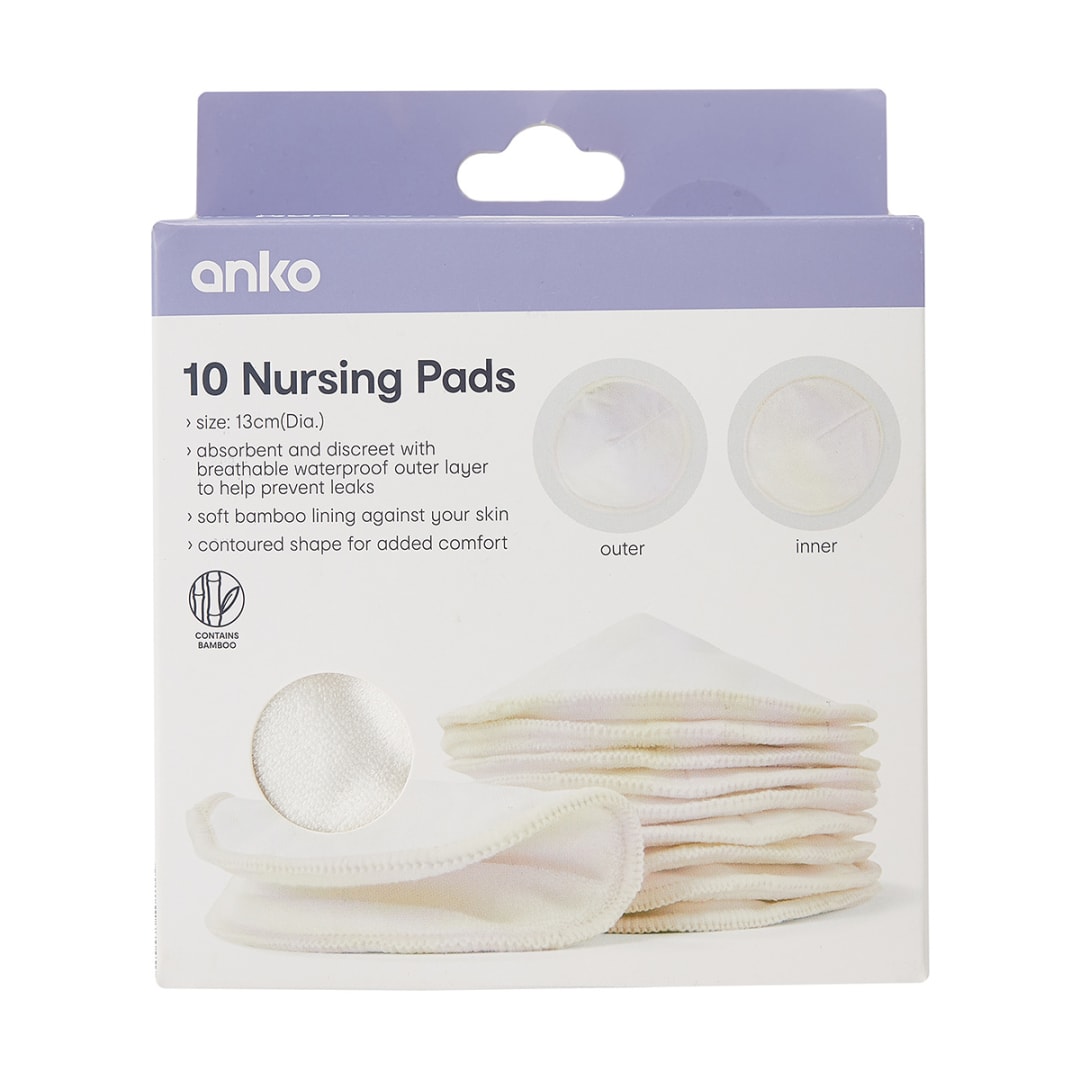 10 Pack Nursing Pads Kmart