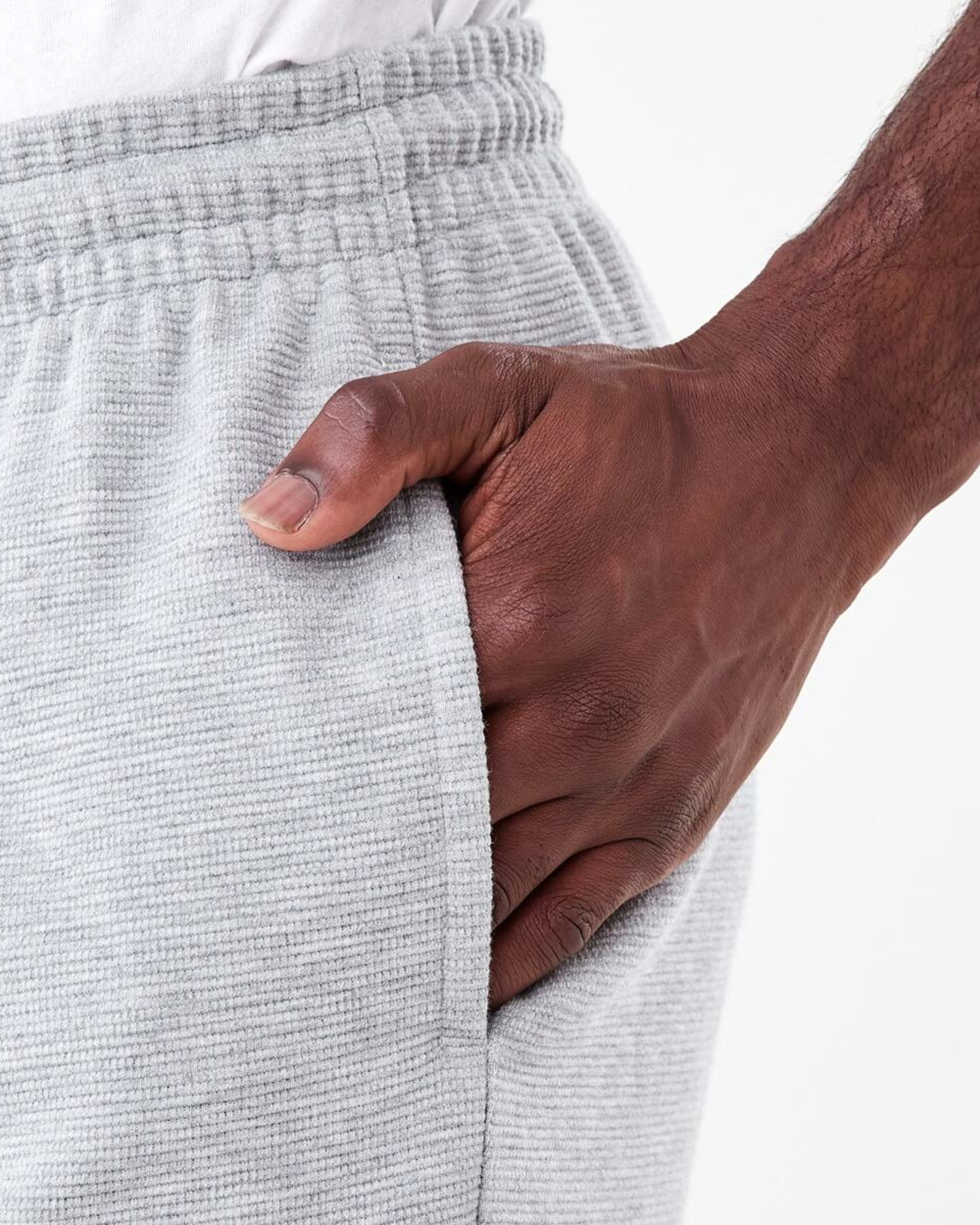 5 Textured Knit Shorts Marle Grey, 5 of 6