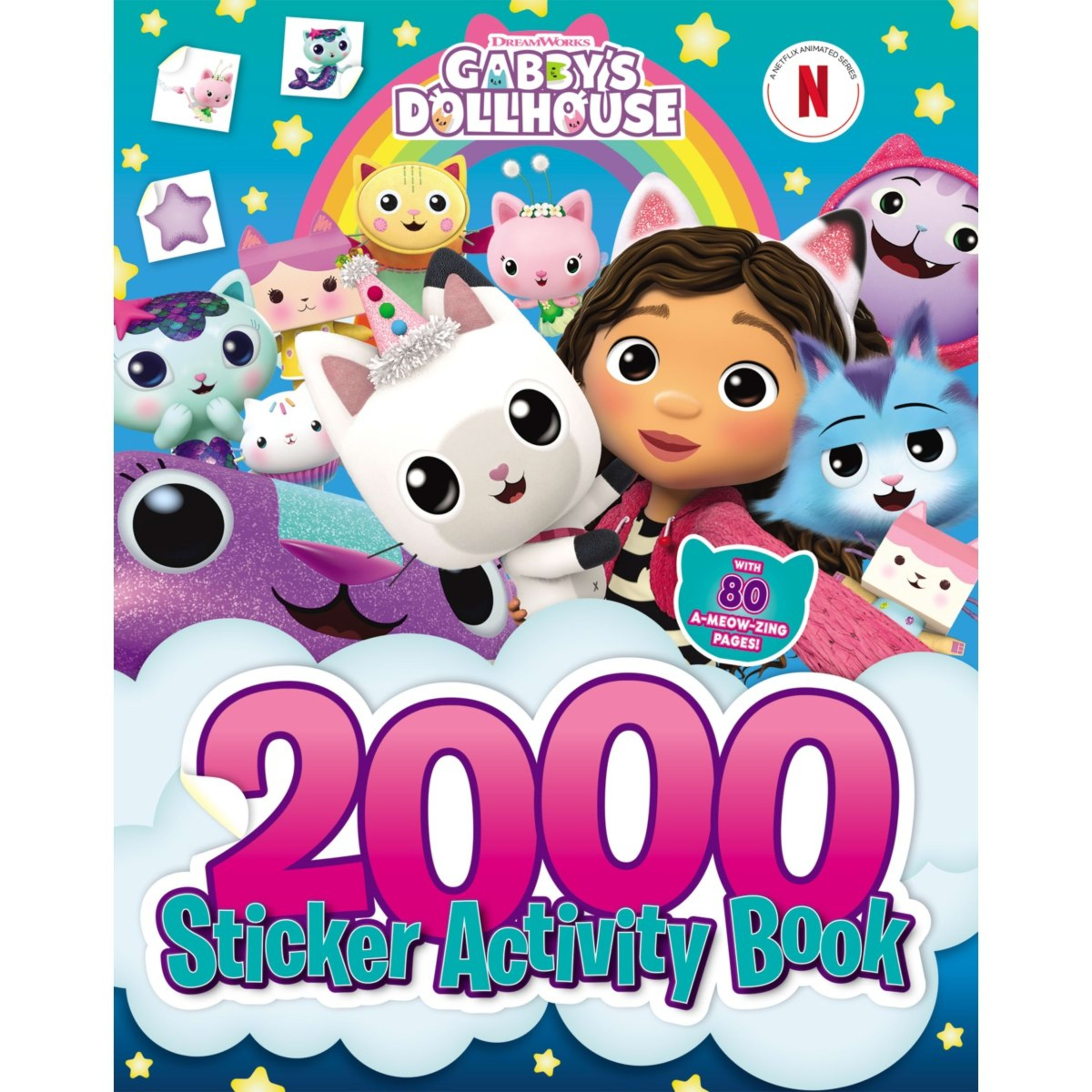 1 DreamWorks Gabby's Dollhouse 2000 Sticker Activity Book