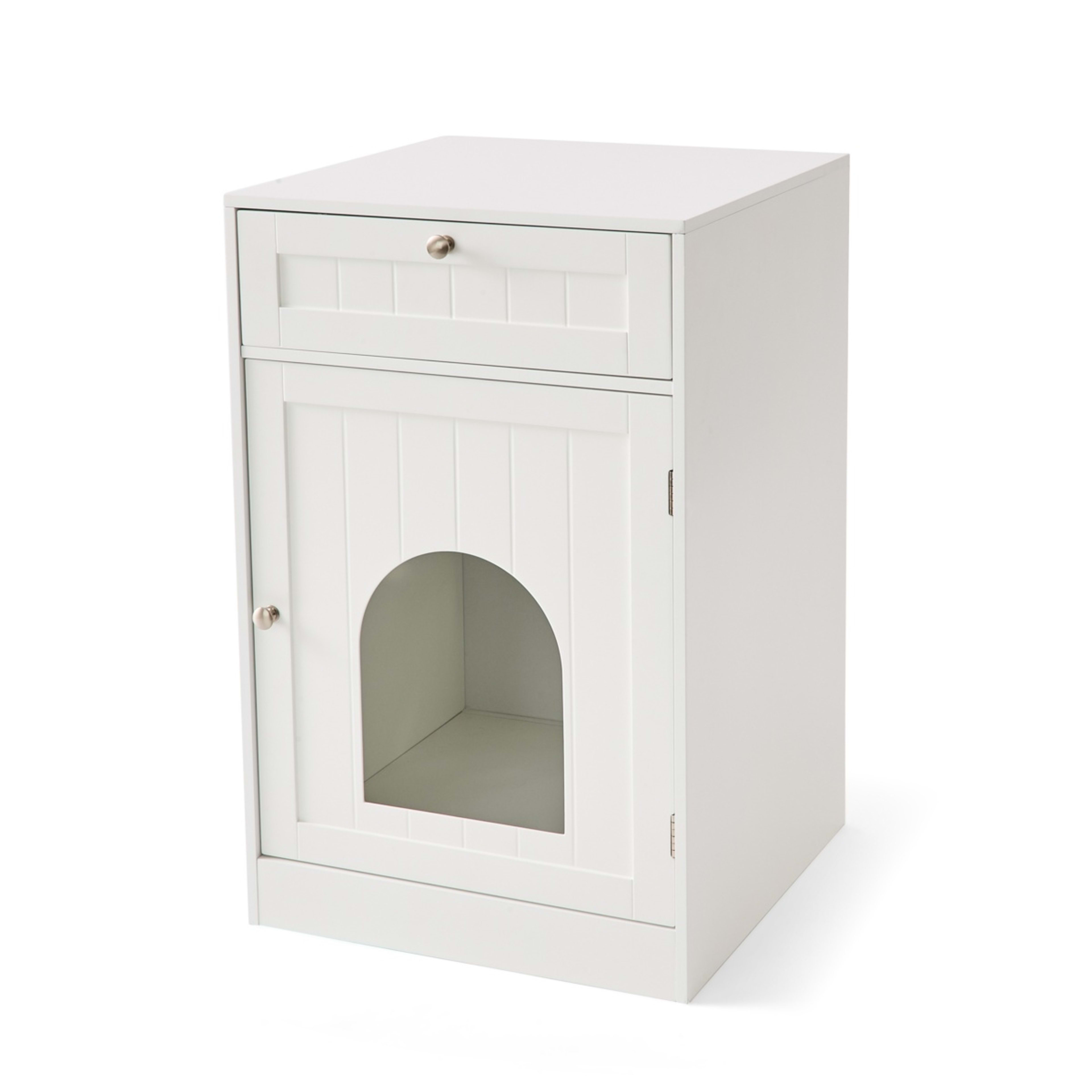 4 Cat Litter Cabinet with Storage Drawer, 4 of 10