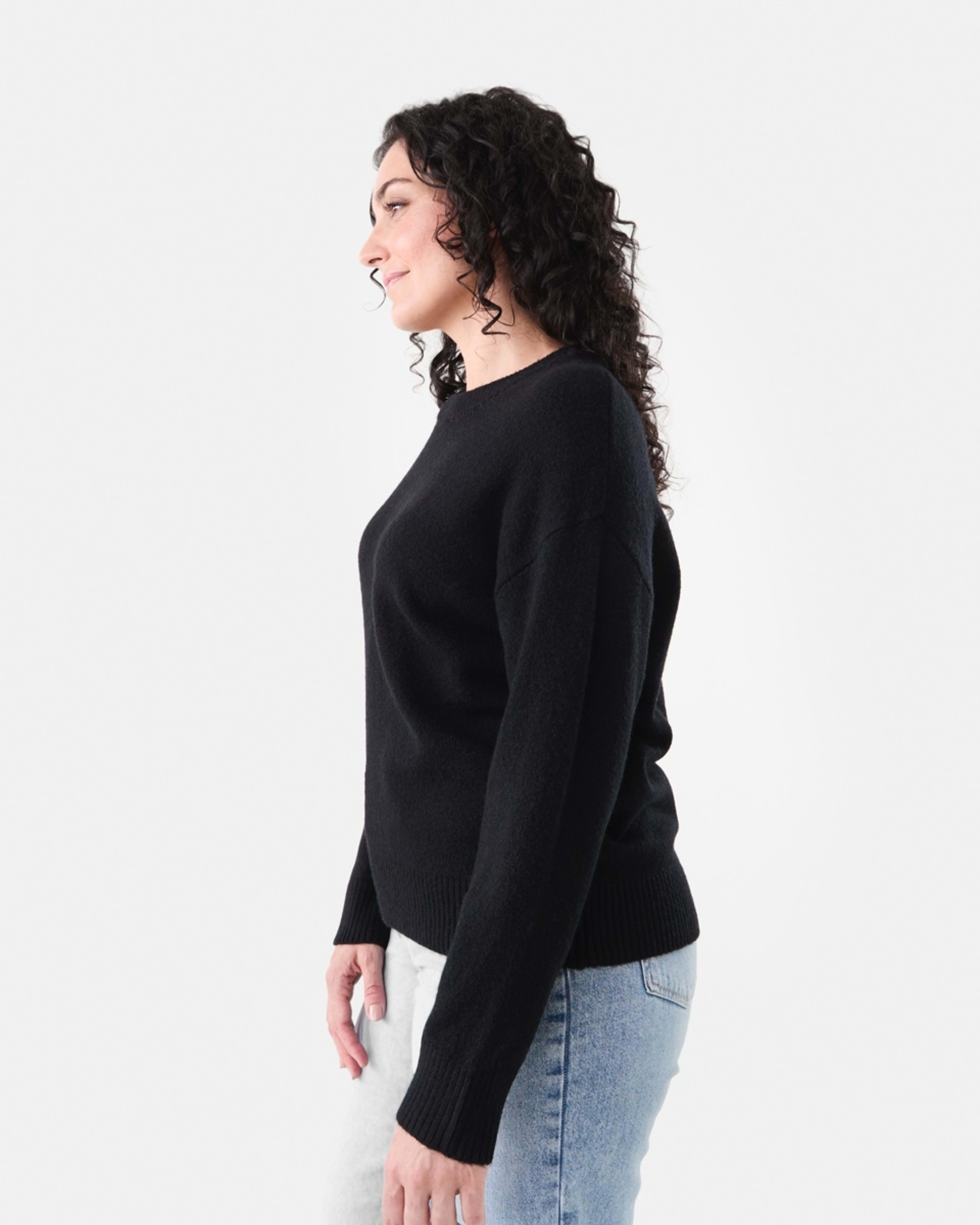 2 Relaxed Jumper Black, 2 of 5