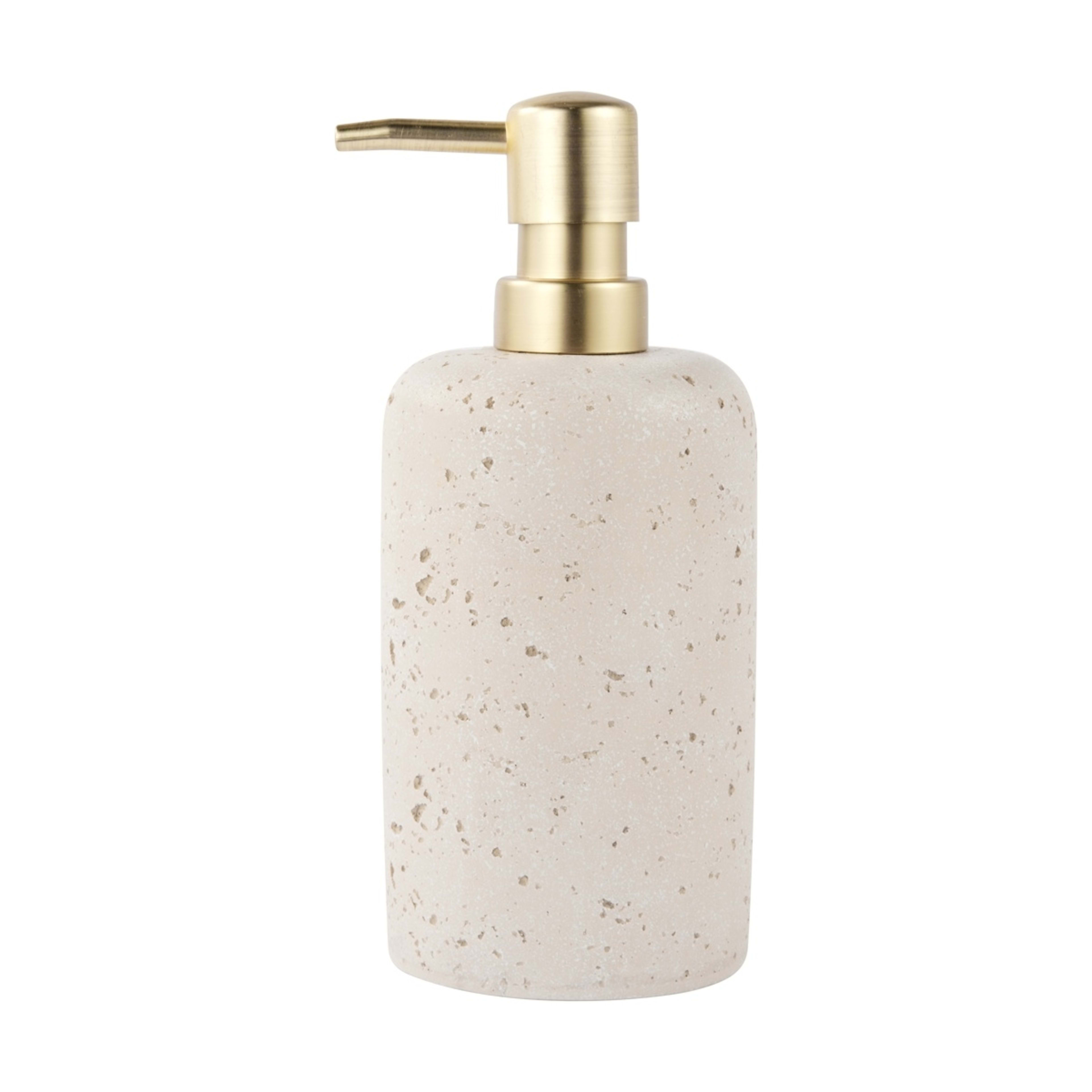 6 Travertine Look Soap Dispenser, 6 of 8