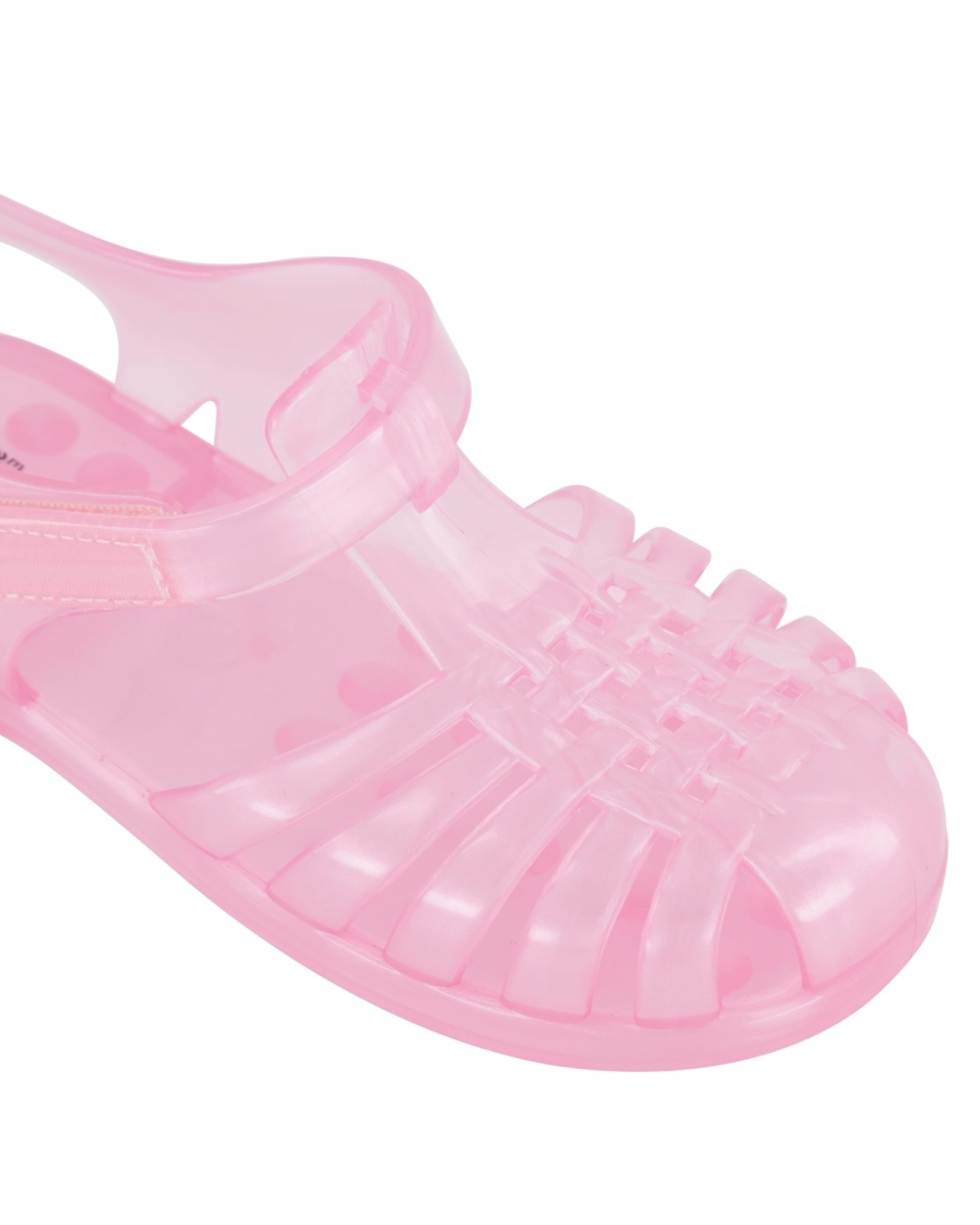4 Junior Jelly Sandals PEARLISED PINK, 4 of 4