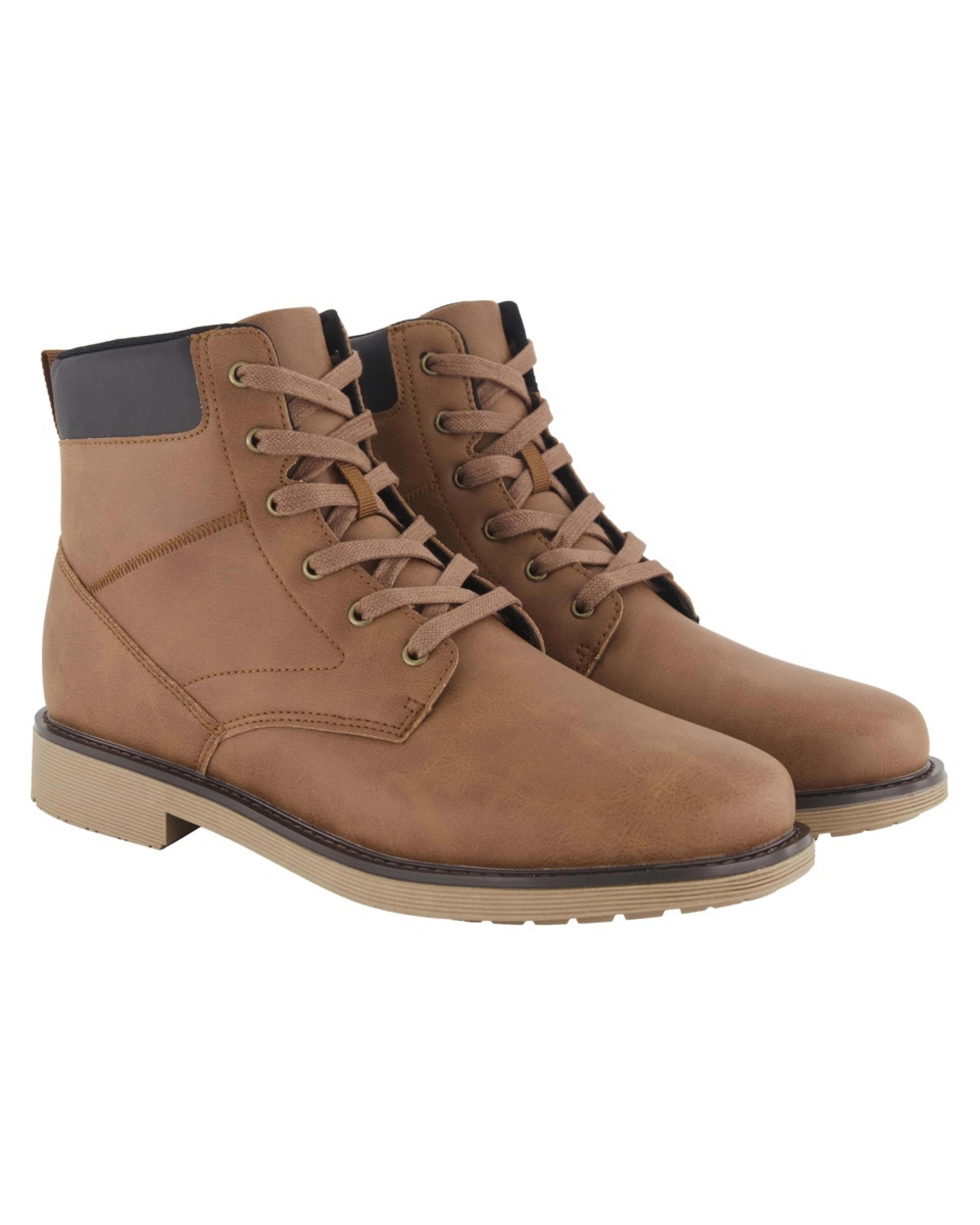 4 Padded Collar Boots Brown, 4 of 4