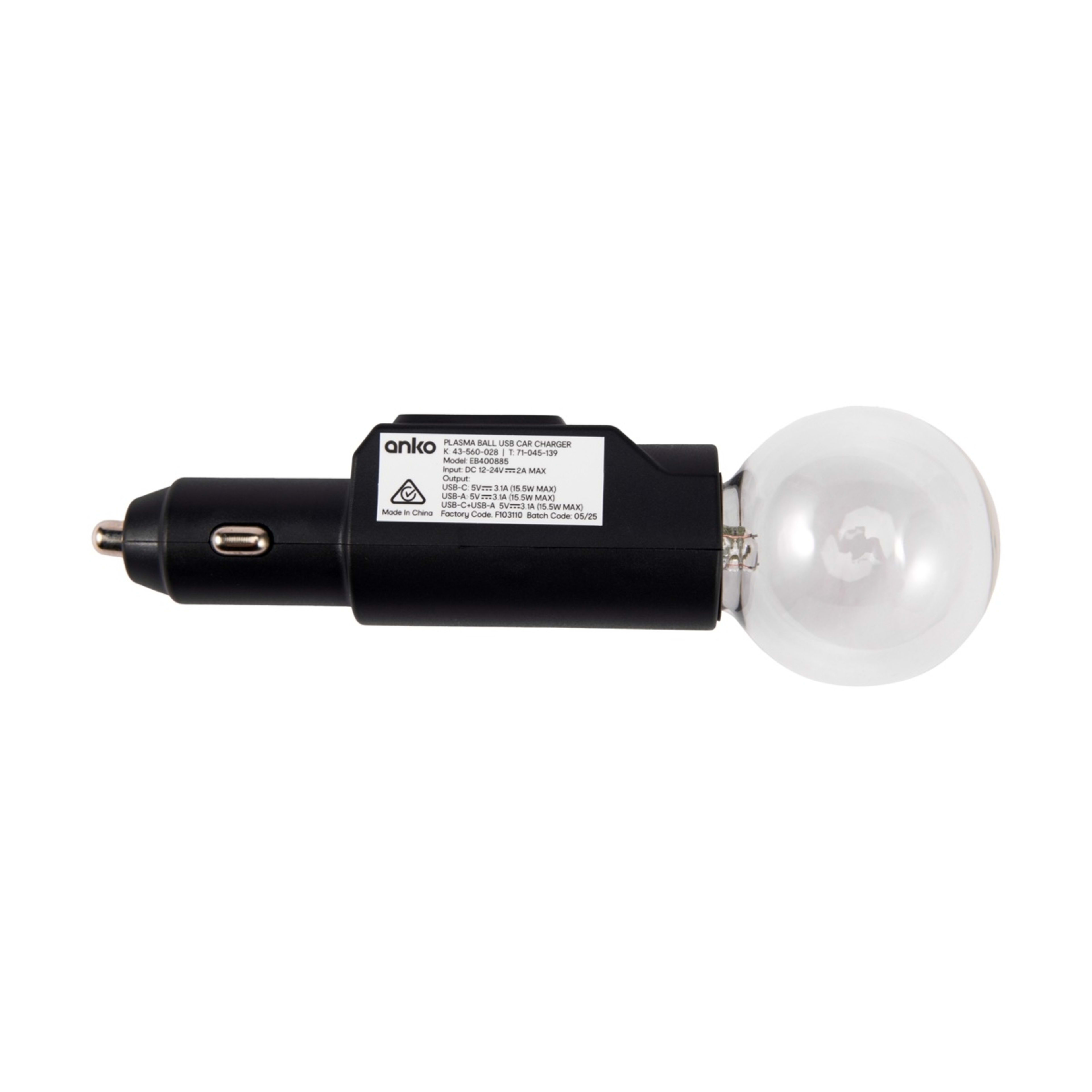 4 Plasma Ball USB Charger, 4 of 6