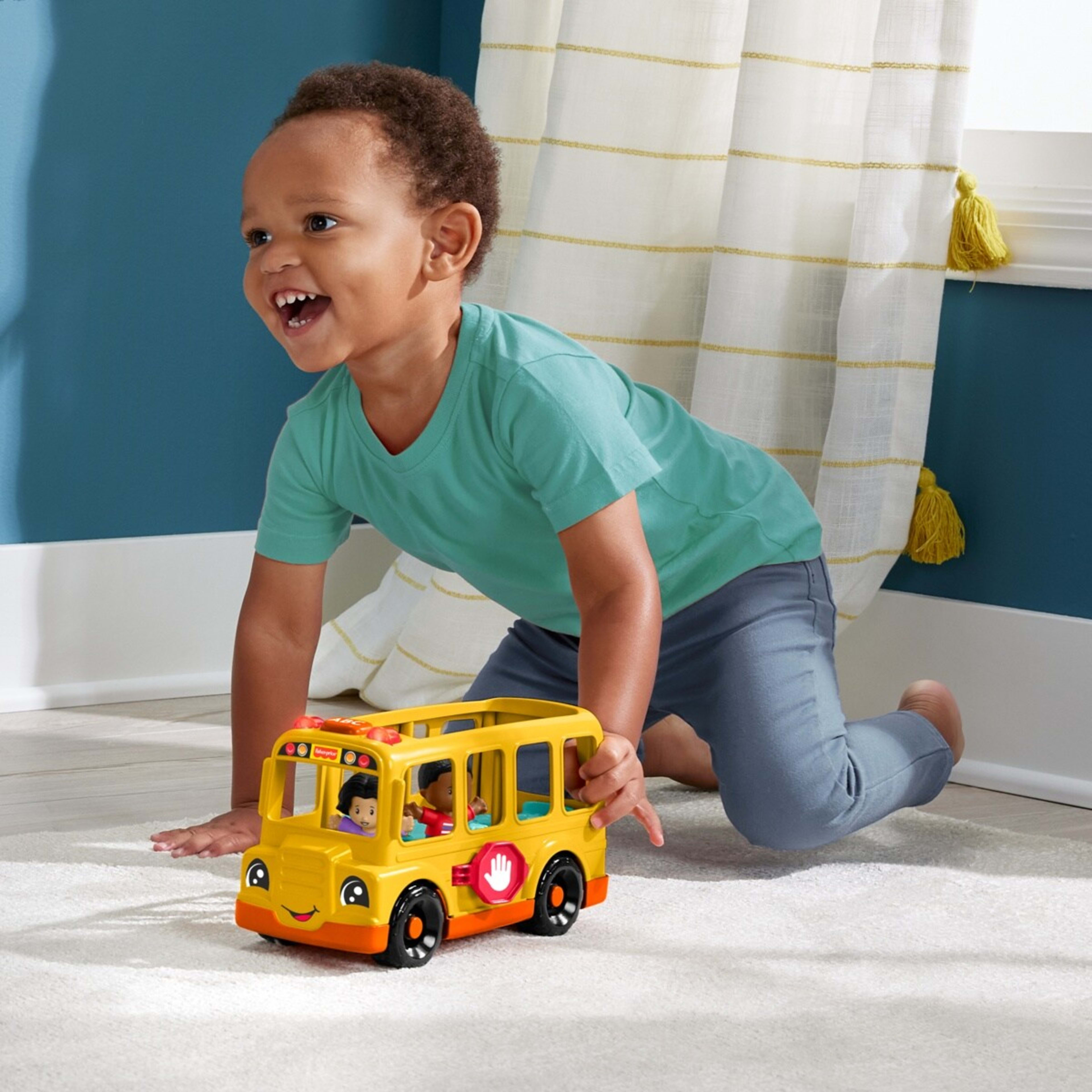6 Fisher-Price Little People Musical Toy Vehicles - Assorted, 6 of 9