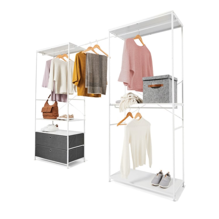 Garment Rack with 2 Rails Kmart