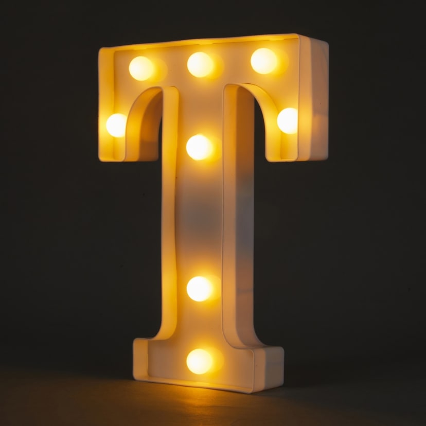 Light Up Letter - T - Kmart
