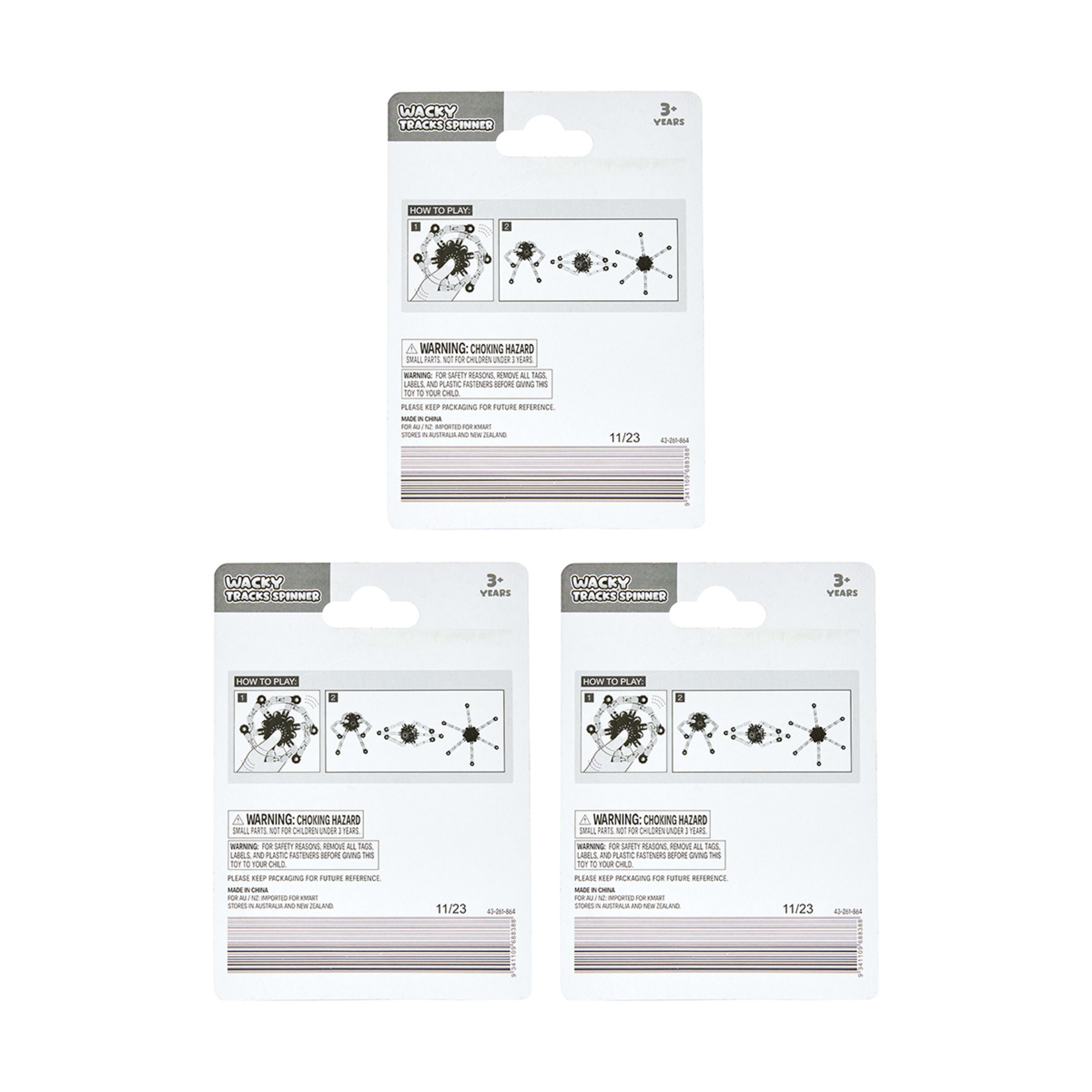 Wacky Tracks Spinner Assorted Kmart