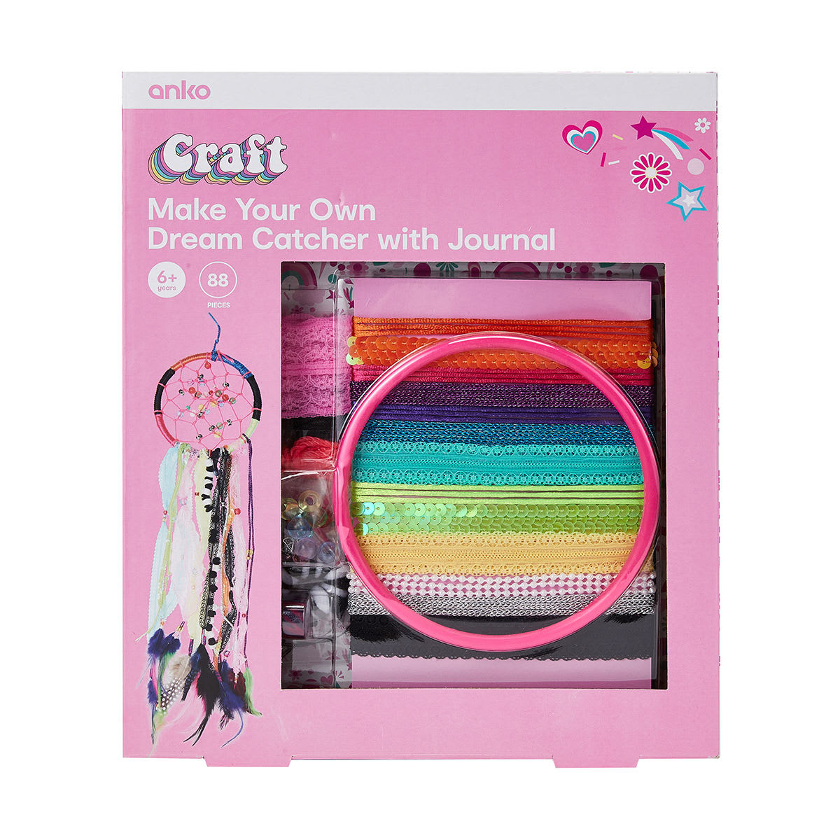 akaddy Pfauenfedern handgefertigt Dreamcatcher Craft Dream Catcher Net Home 