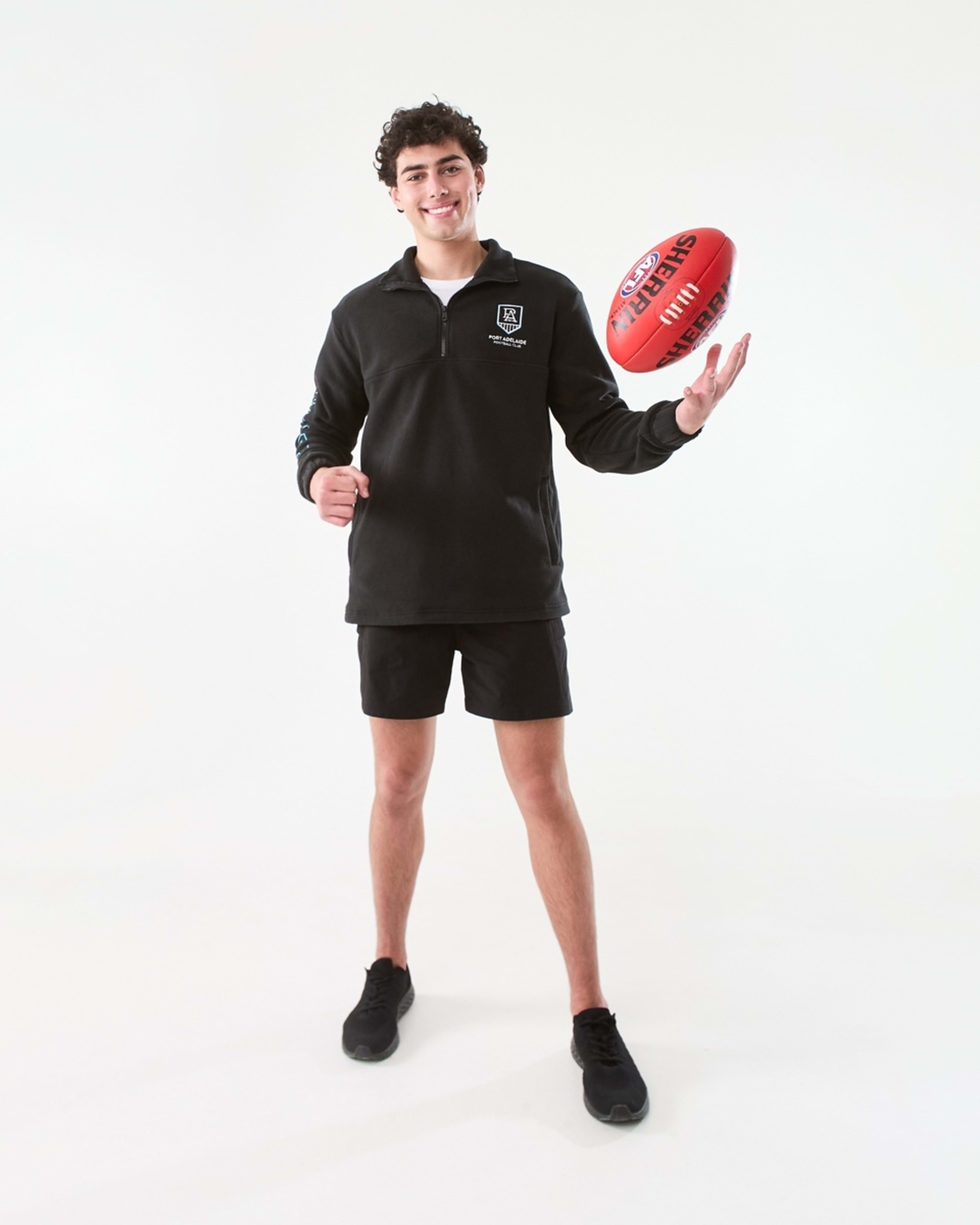 1 Official AFL Adult Polar Fleece Top Port Adel, 1 of 9