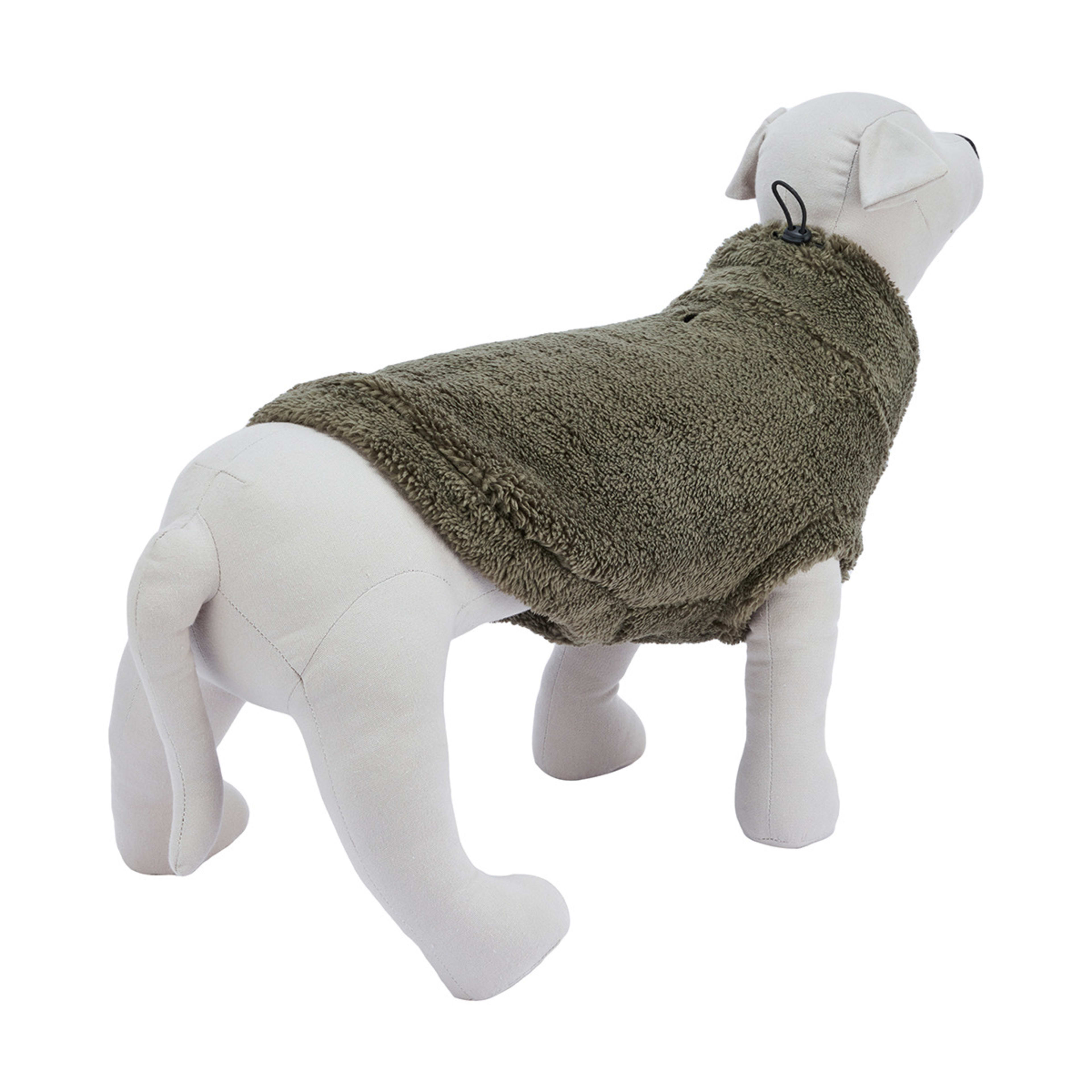 Pet Teddy Fleece Jumper Medium, Green Kmart NZ