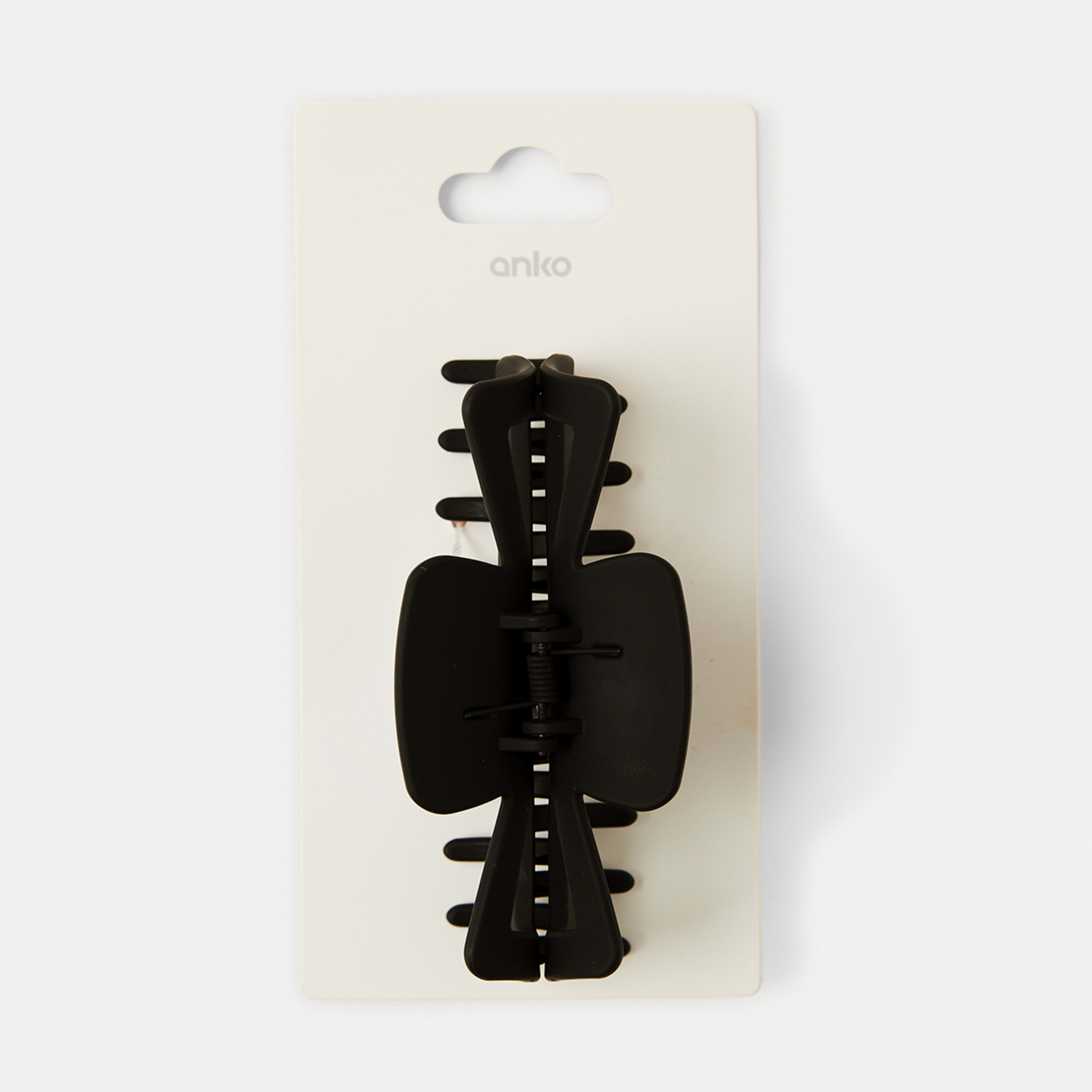 4 Black Oversized Claw Hair Clip Black, 4 of 4