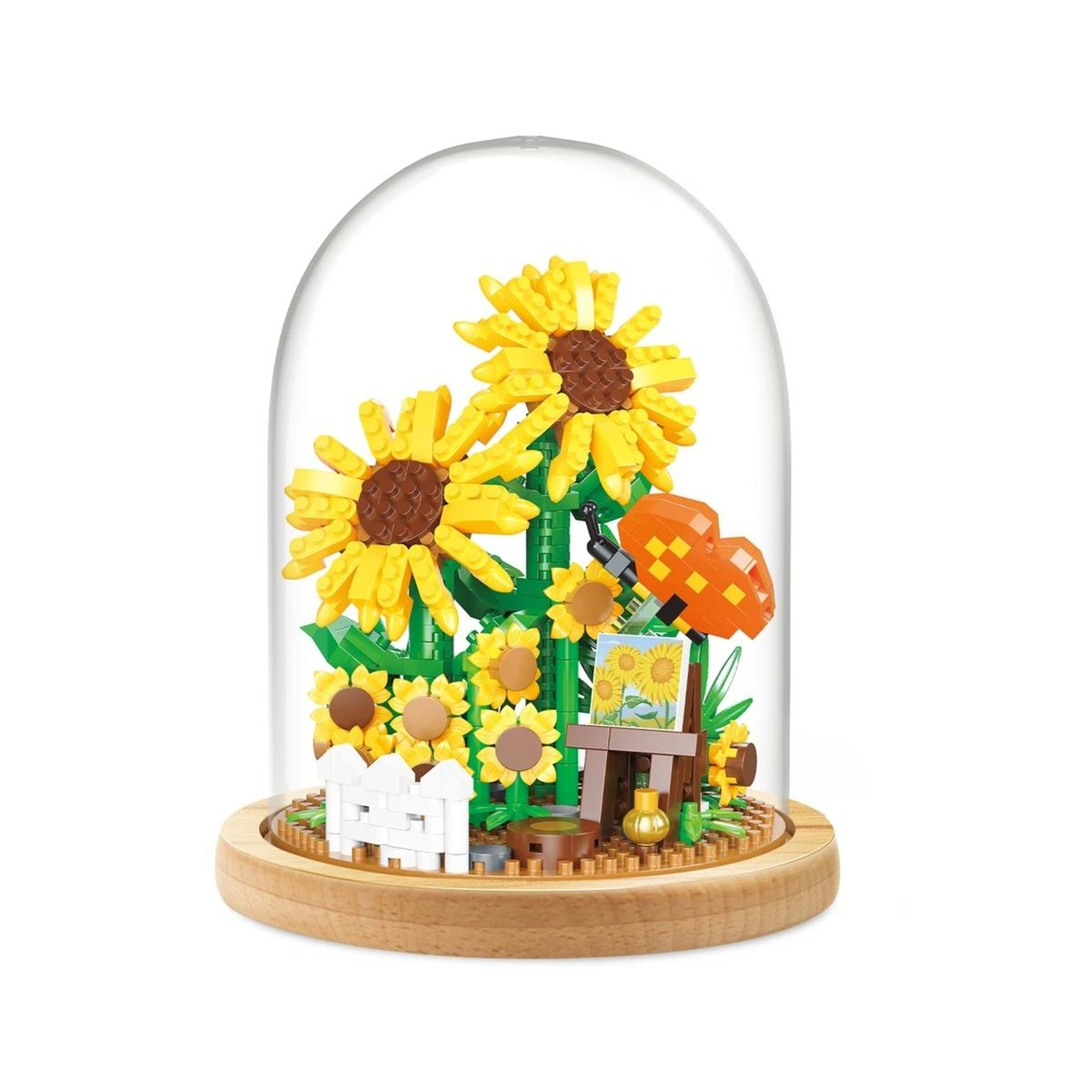 4 Mini Blocks Flower Series: Flower Dome - Assorted, 4 of 7