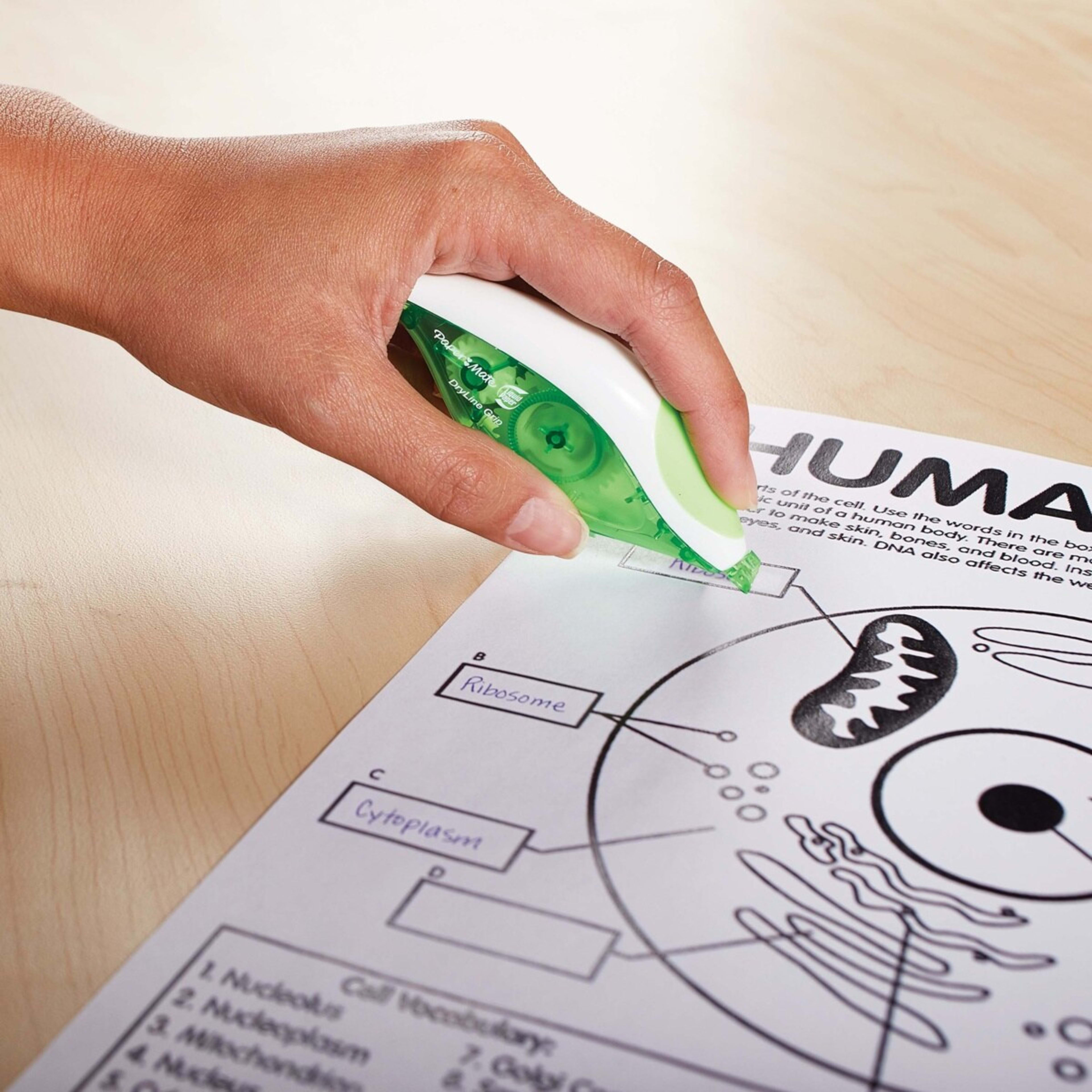3 Paper Mate Liquid Paper Dryline Grip Correction Tape, 3 of 6