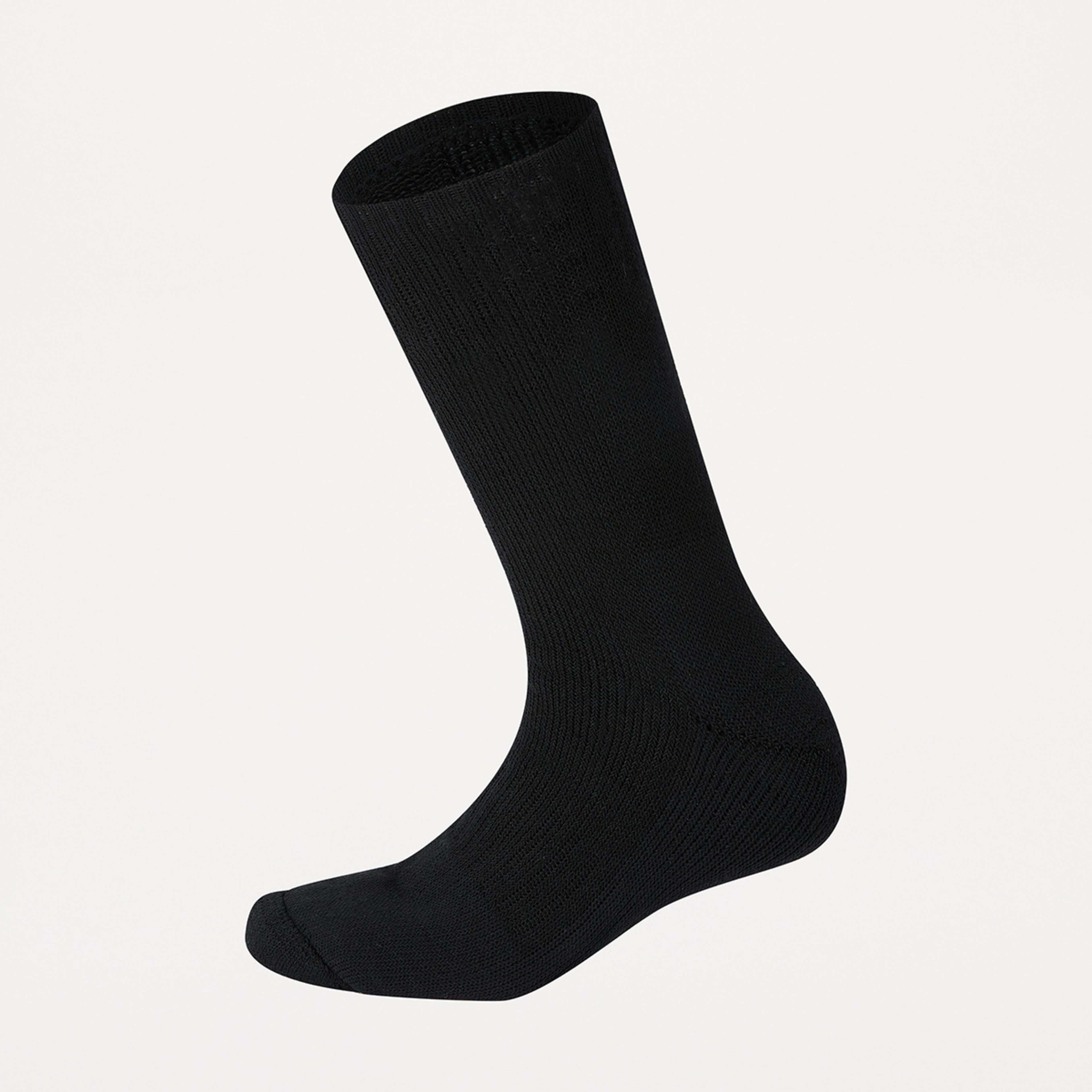 1 Outdoor Wool Crew Socks Black, 1 of 3