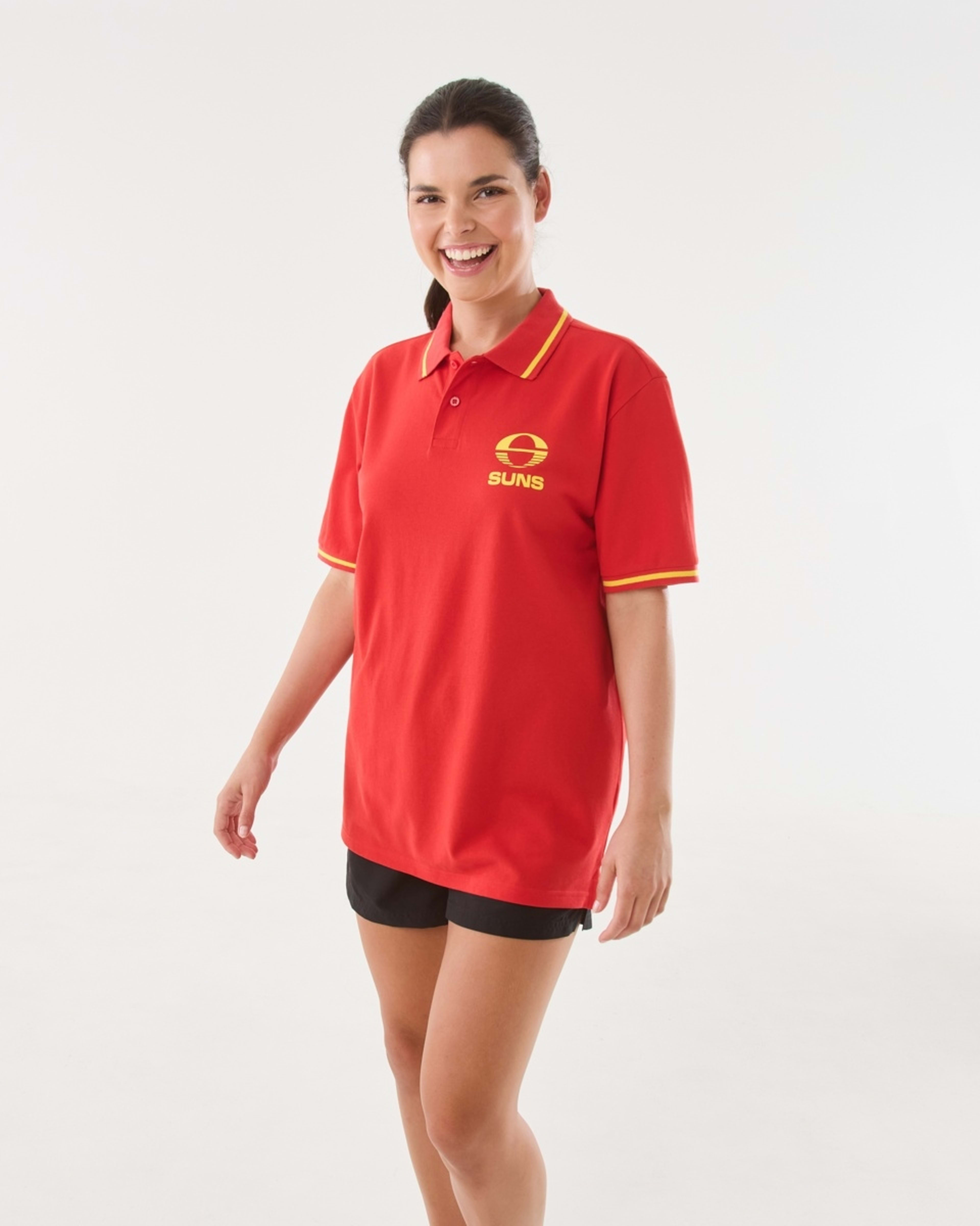 1 Official AFL Adult Polo Shirt Gc Suns, 1 of 6