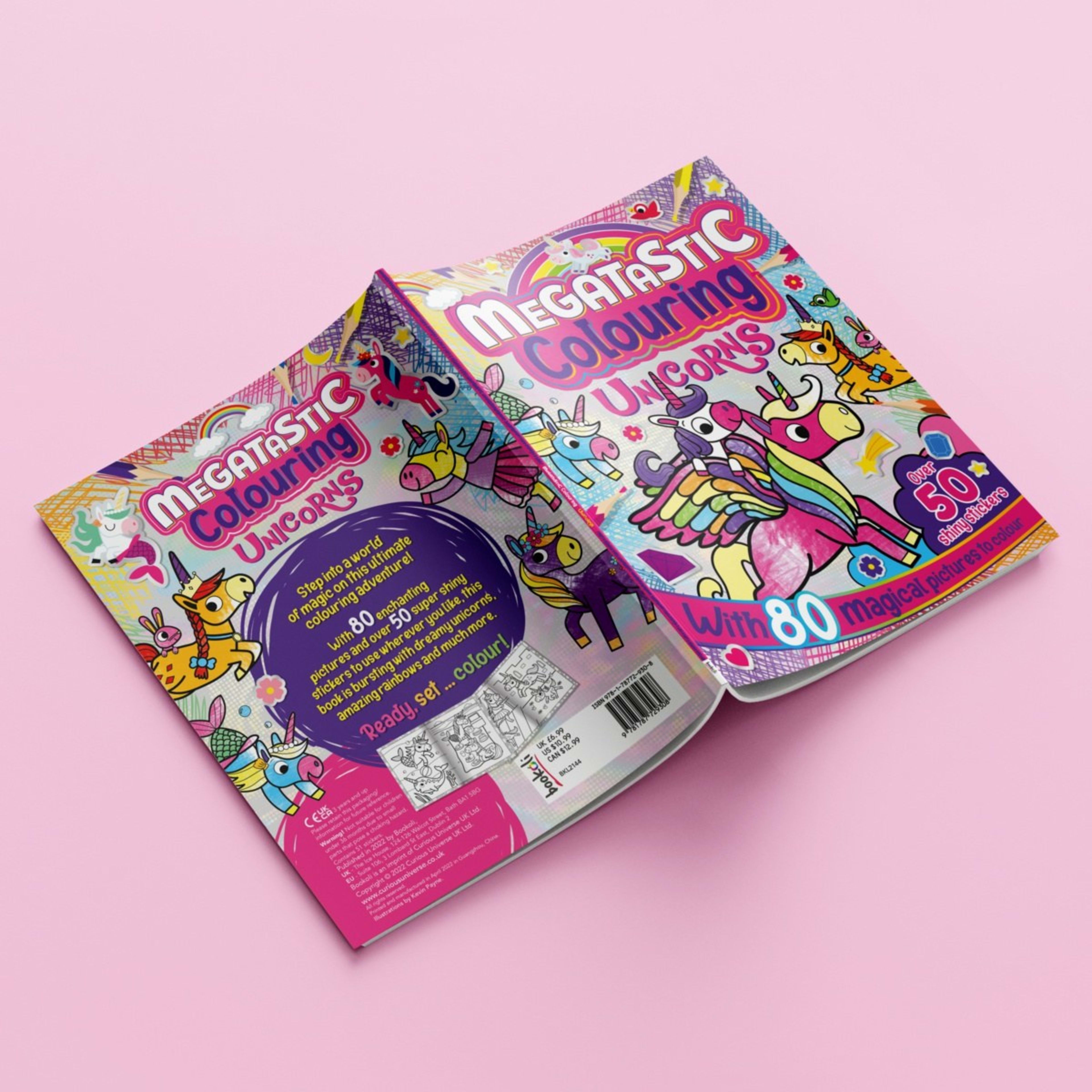 Megatastic Colouring Unicorns Book Kmart