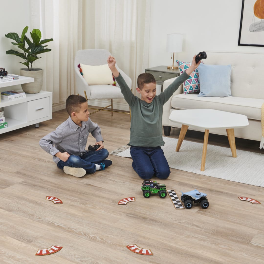 2 Pack Monster Jam Full Function Remote Control 2.4GHz Grave Digger vs