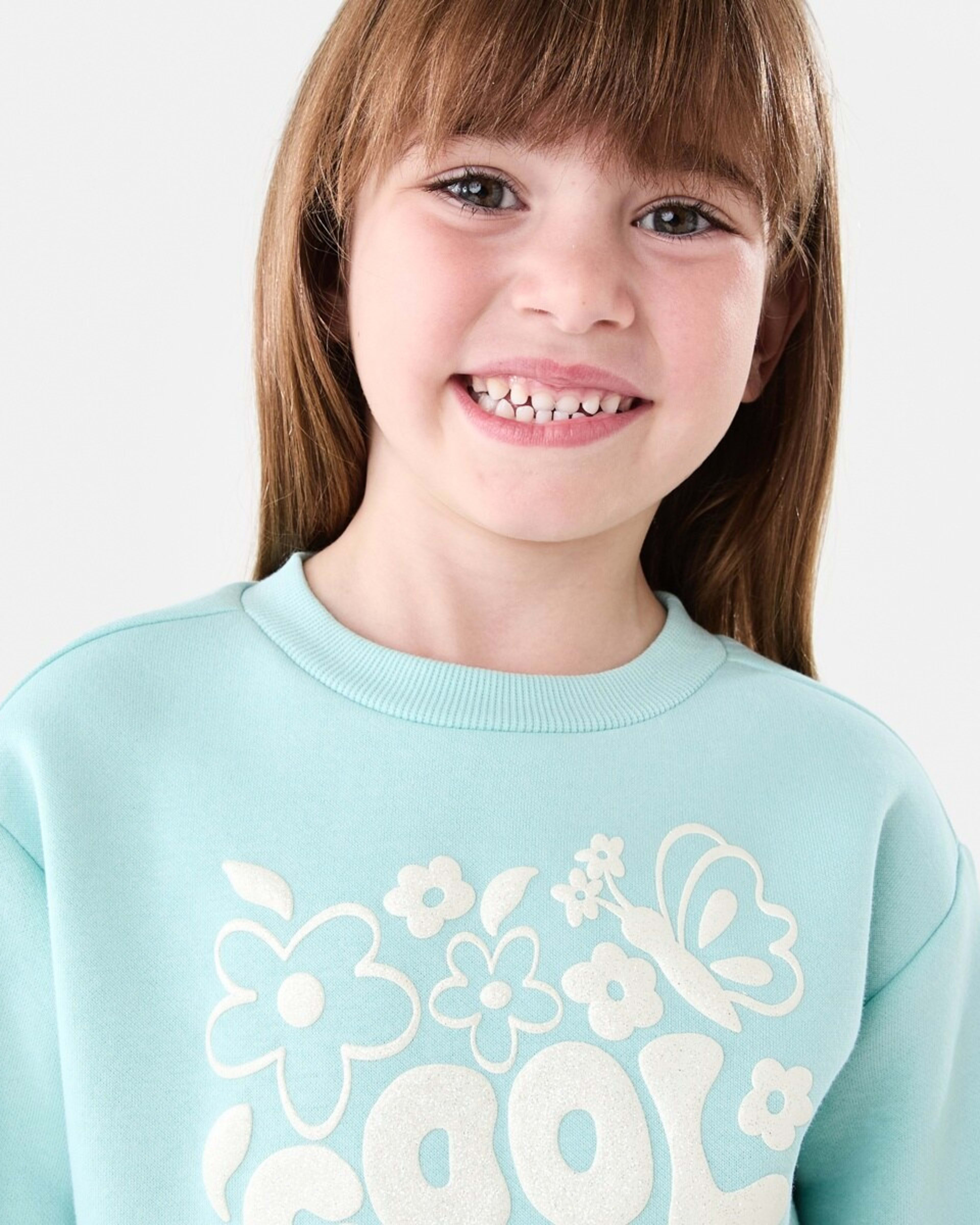 3 Print Crew Neck Sweatshirt Slogan, 3 of 6