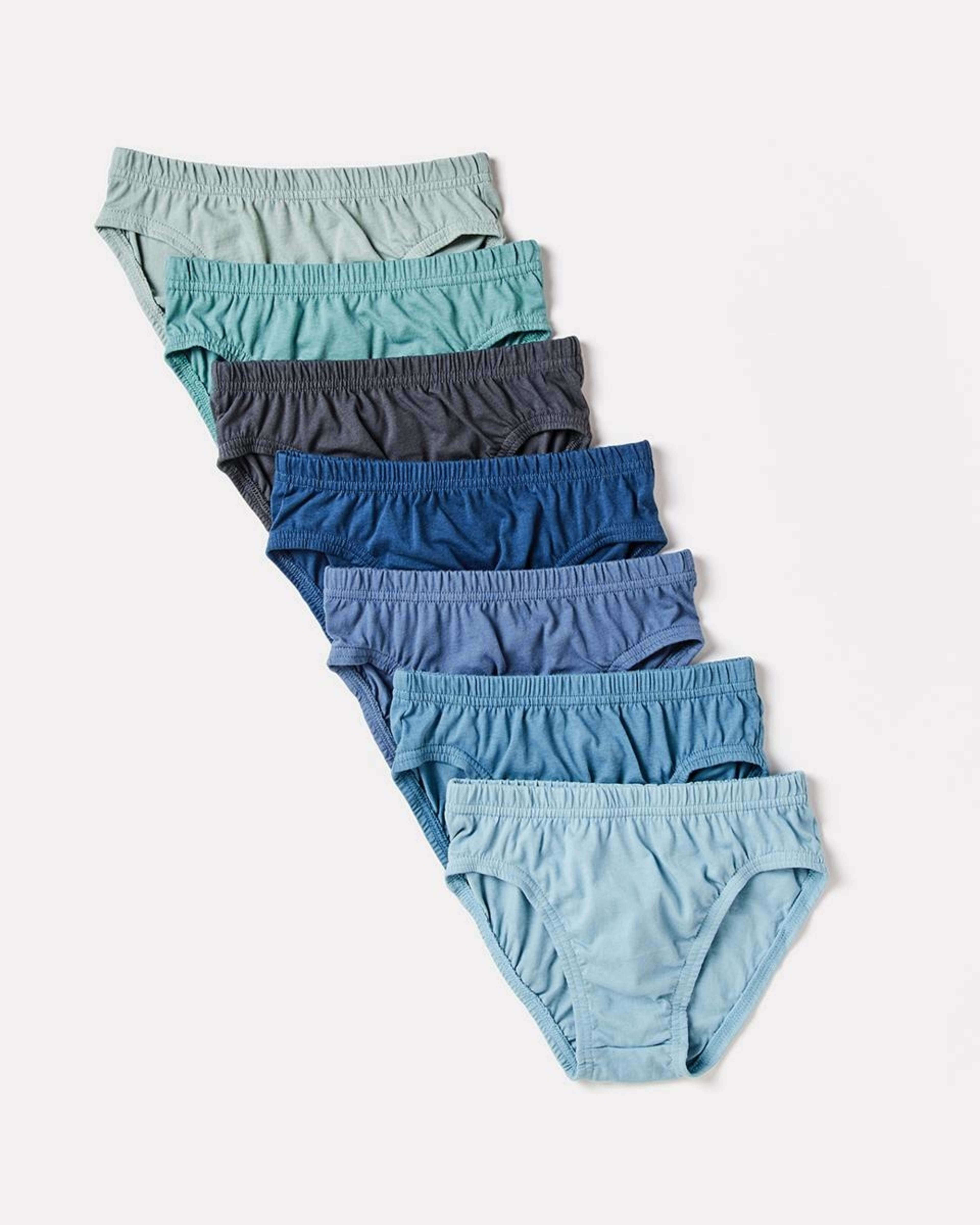 1 7 Pack Briefs Green