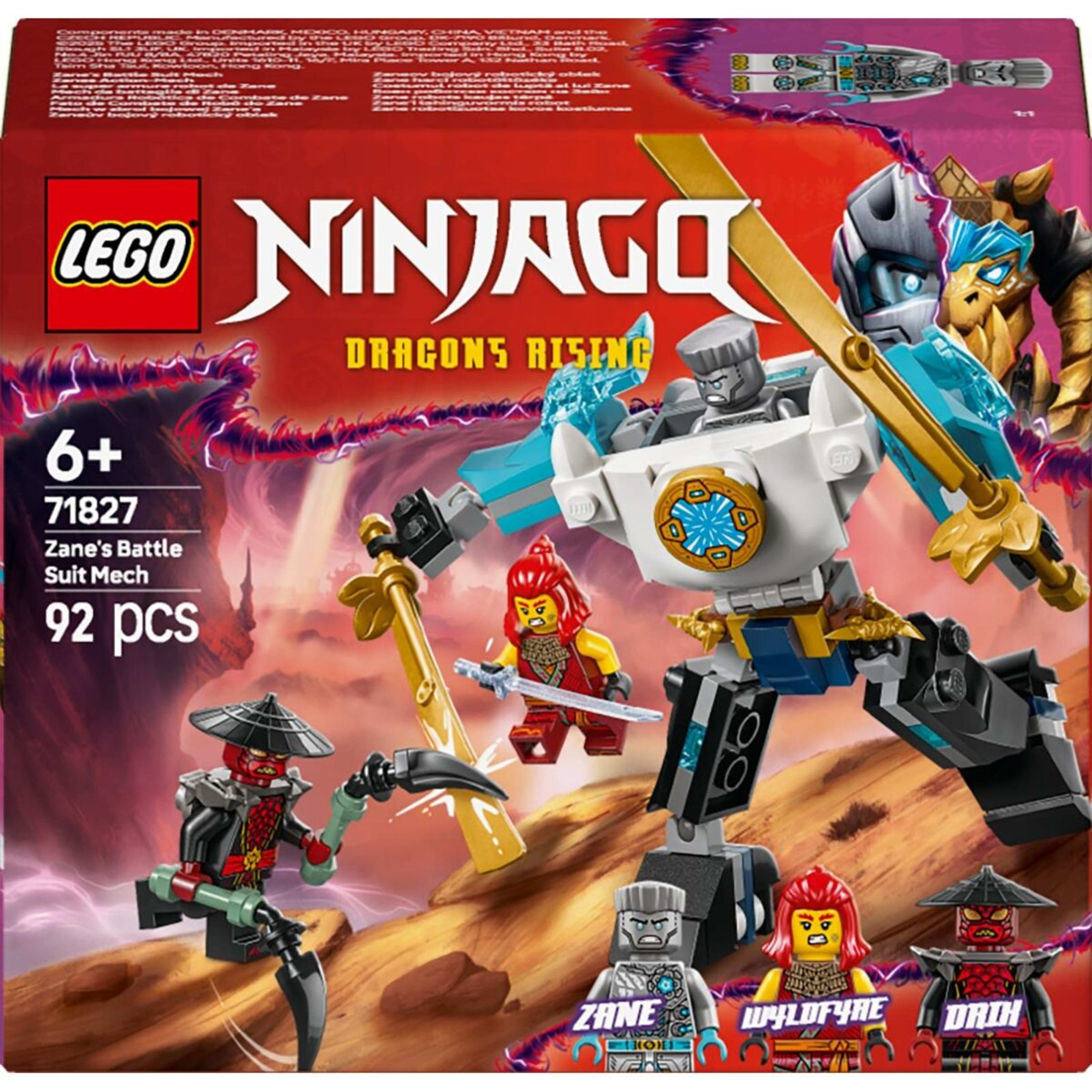 1 LEGO NINJAGO Zane's Battle Suit Mech 71827