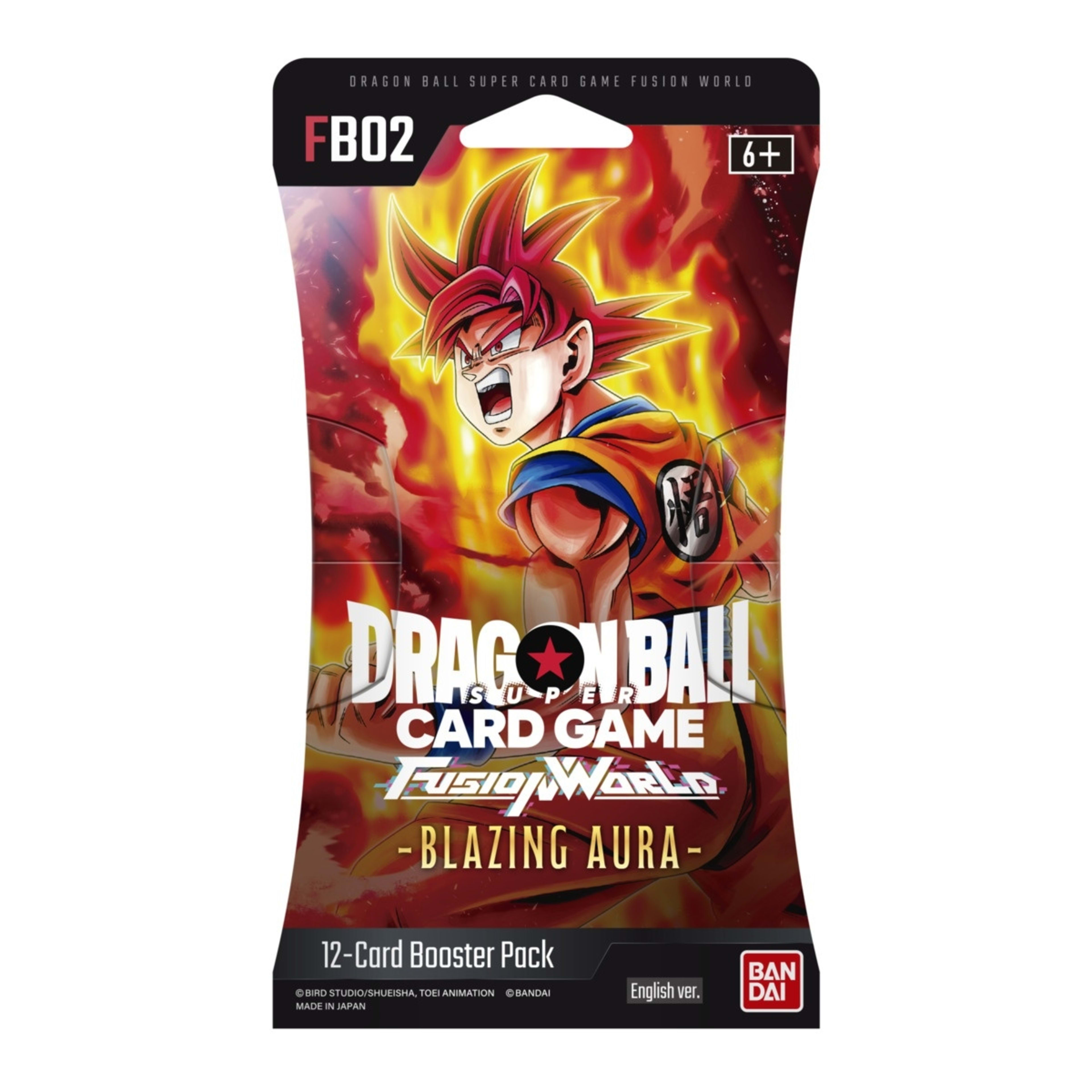 1 Dragon Ball Super Card Game Fusion World Blazing Aura Booster Pack FB02