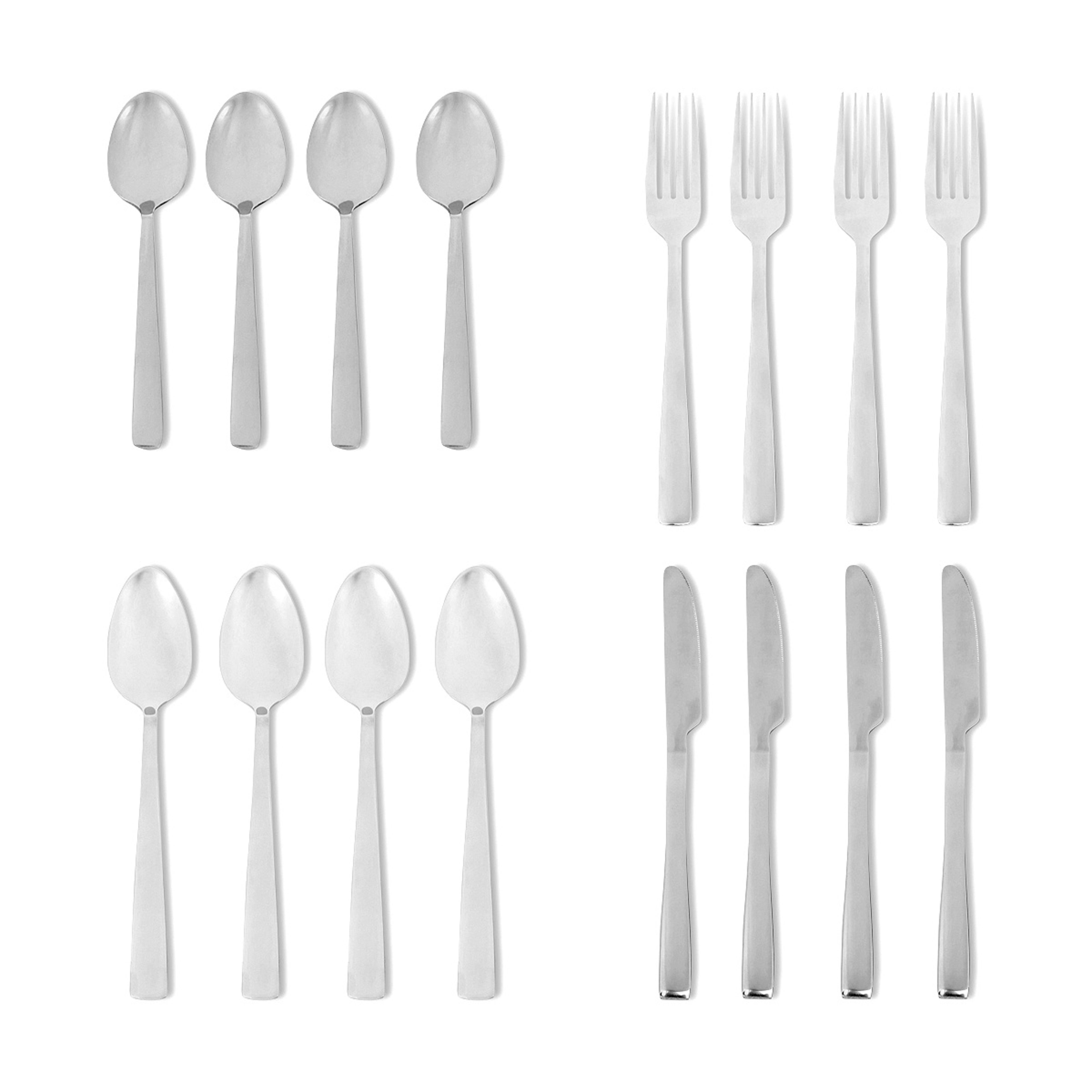 4 16 Piece Hawthorne Cutlery Set, 4 of 5