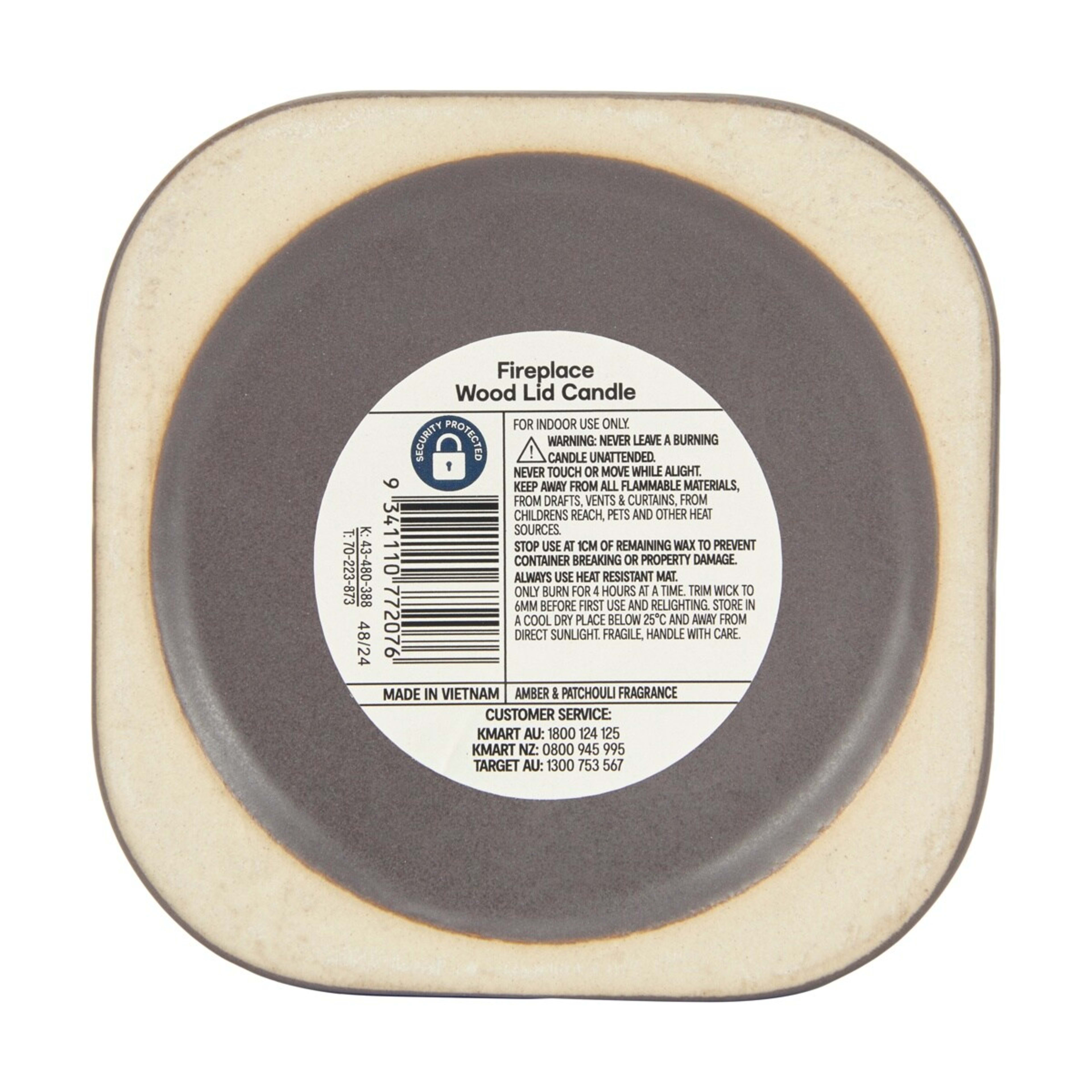 6 Fireplace Wood Lid Fragrant Candle, 6 of 7